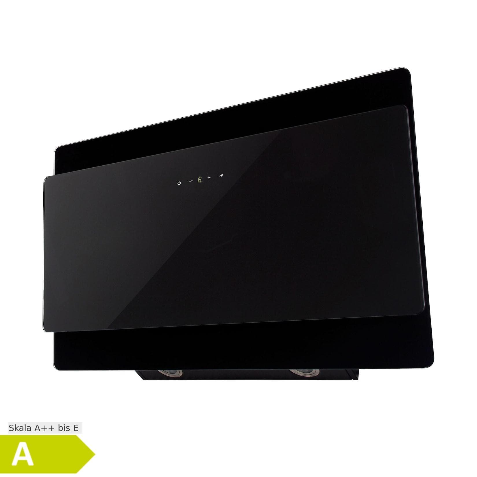 PKM Kopffreihaube S3-90 ABTZ 90cm Schwarz Glas Edelstahl Dunstabzugshaube