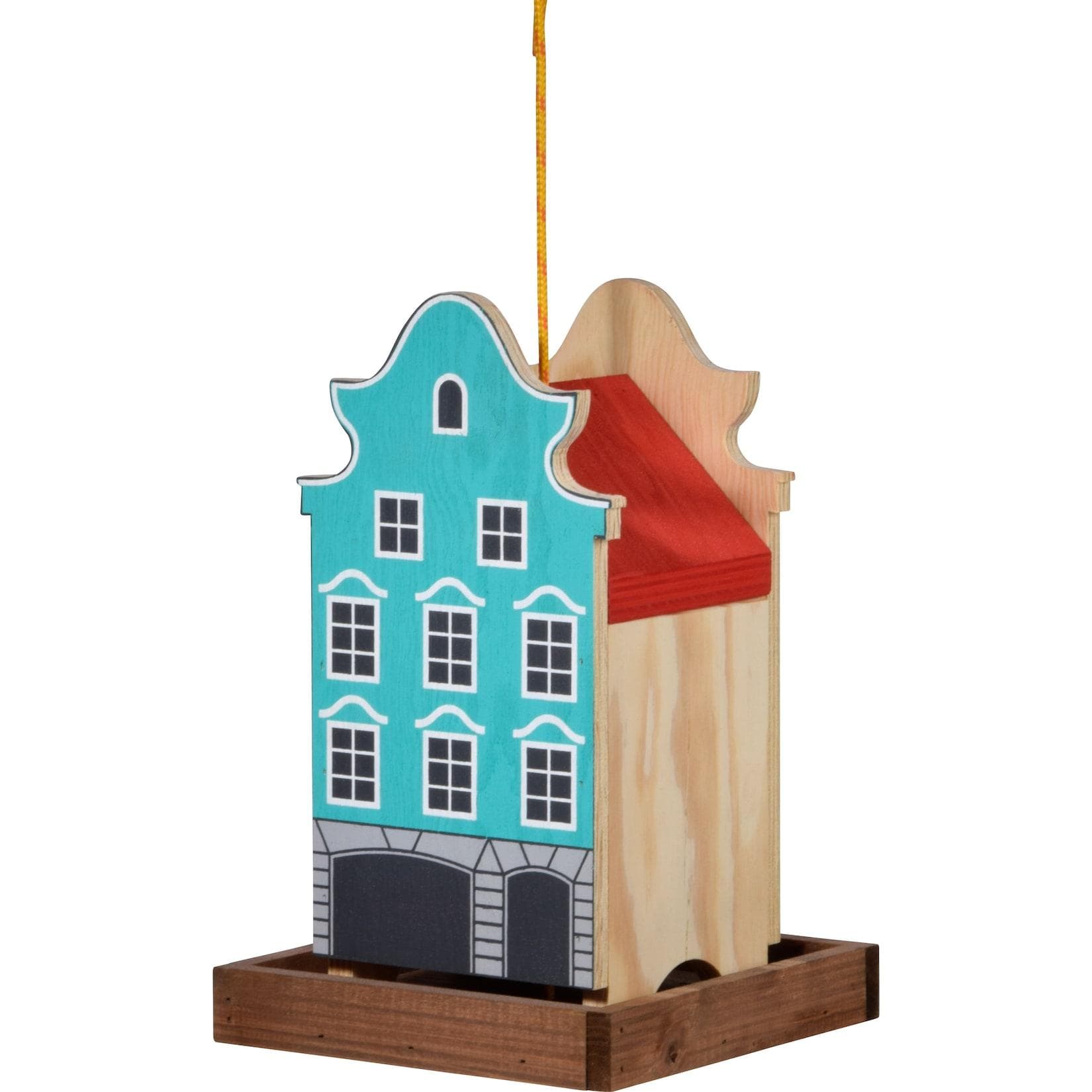 dobar Buntes Deko-Vogelhaus Cyanblau