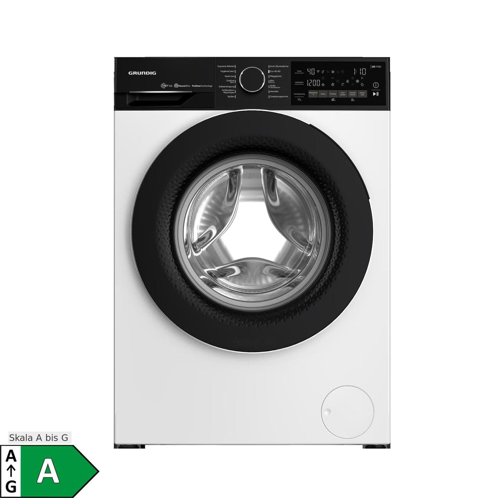 Grundig Edition 75 WM Waschmaschine 9 kg 1.400 U/min Weiß