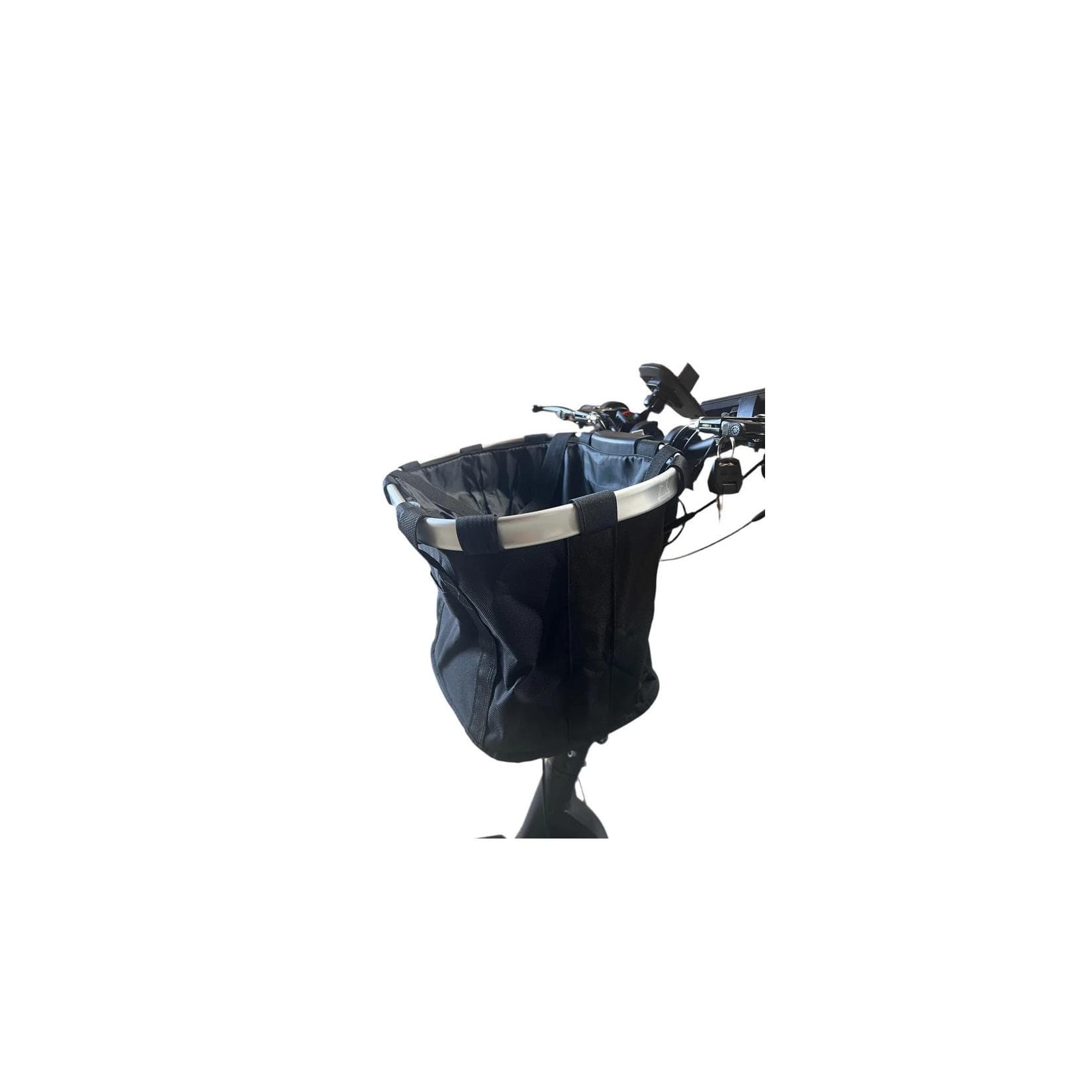 Großer Korb vorne Mobot Einkaufstasche mit Reißverschluss