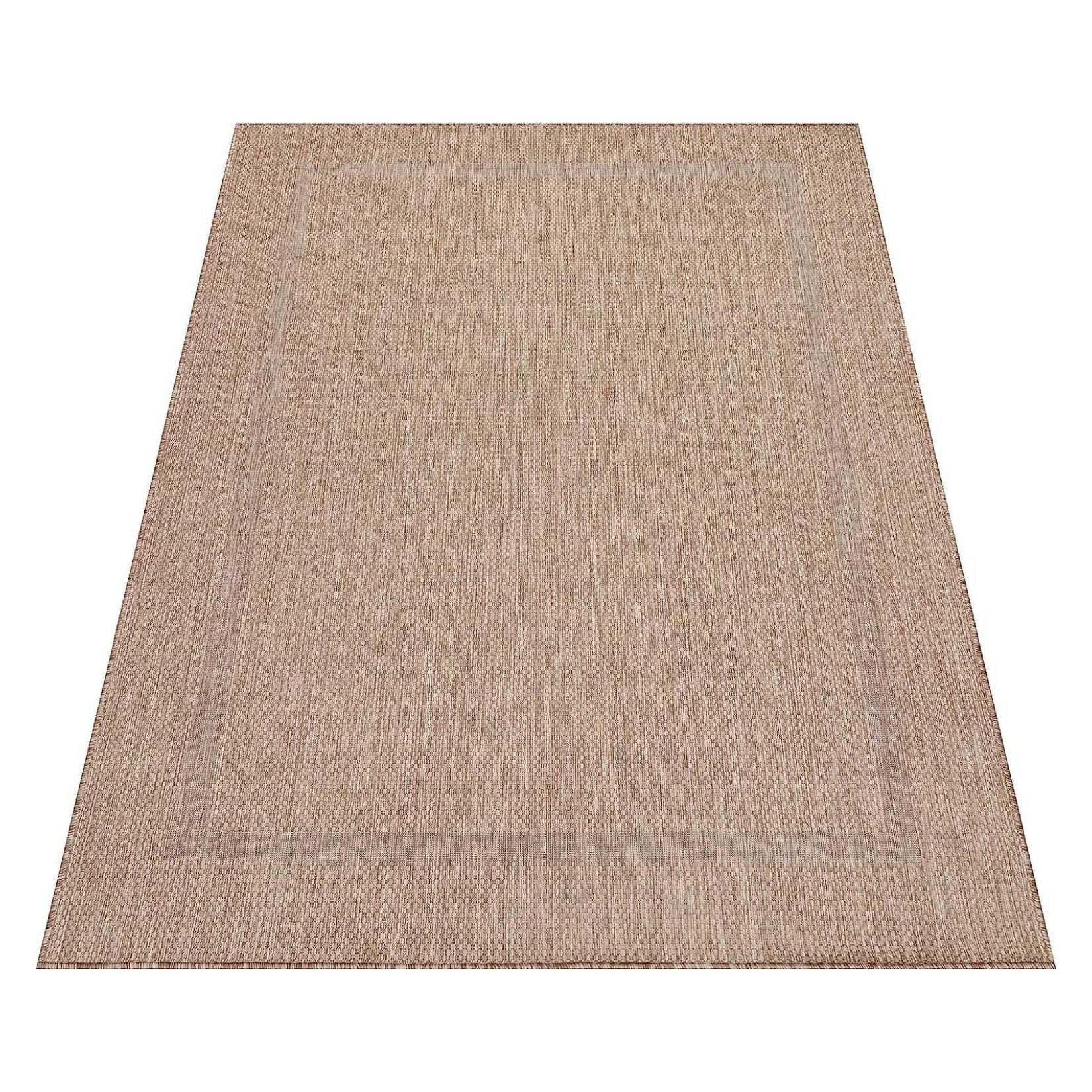 Ayyildiz Waschbarer In & Outdoor Teppich Sisal Optik Beige