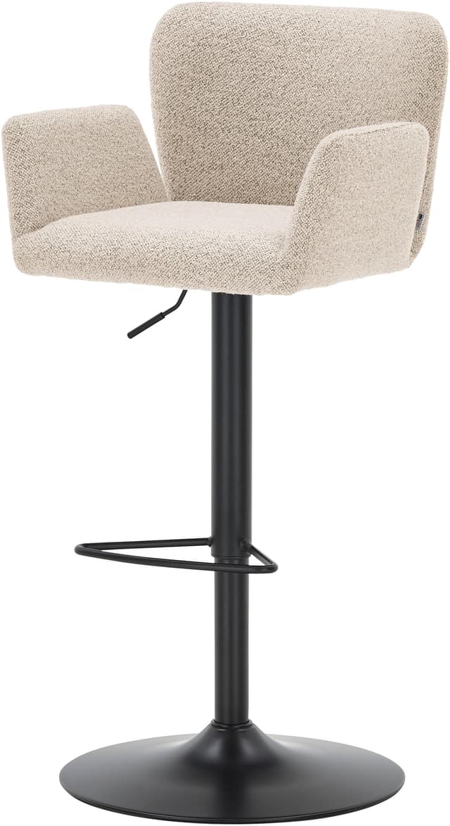 Höhenverstellbarer Barhocker Salinas mit Trompetenfuß - 4 Farben