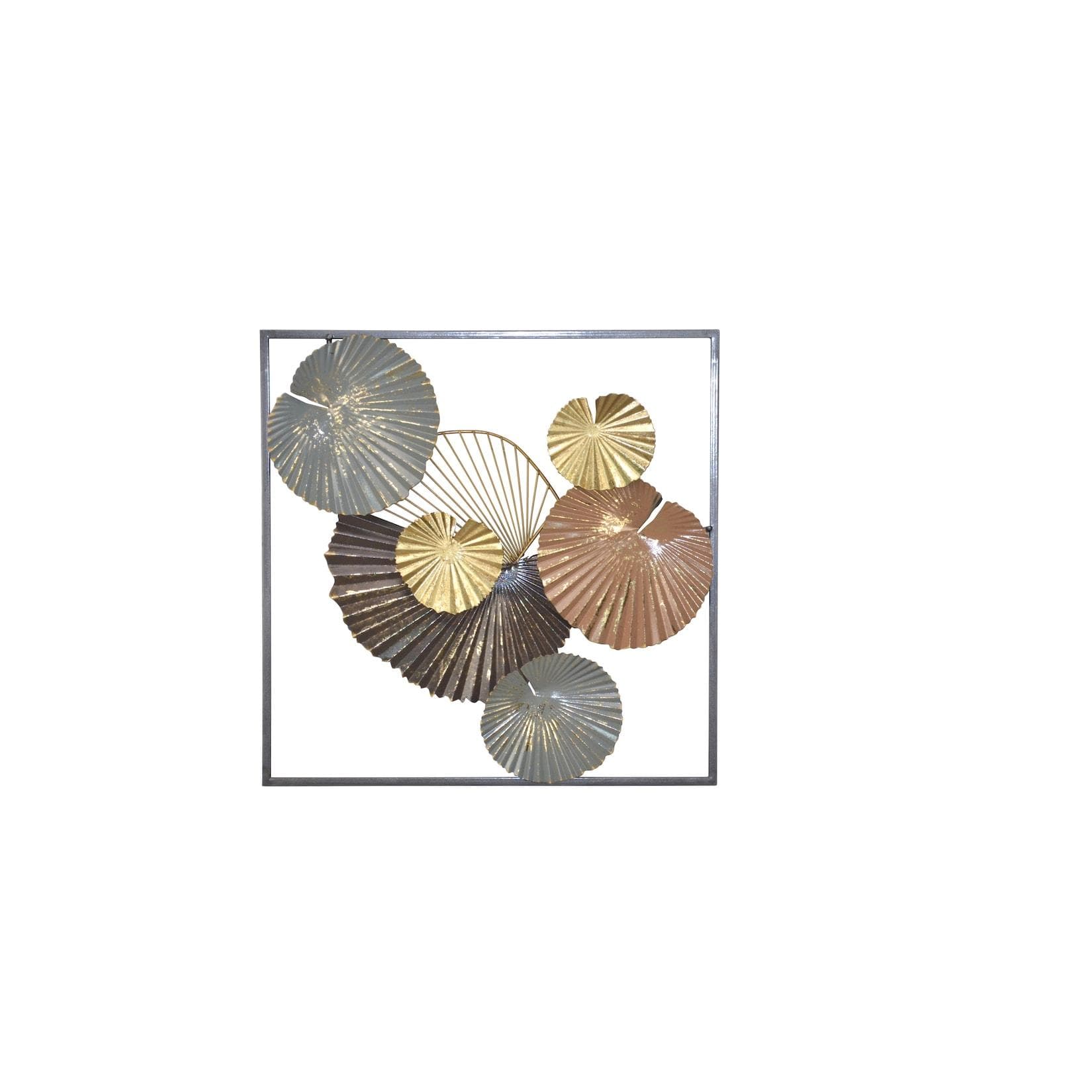 möbel direkt online Wanddekoration Reiner Silber/Grau/Gold Metall