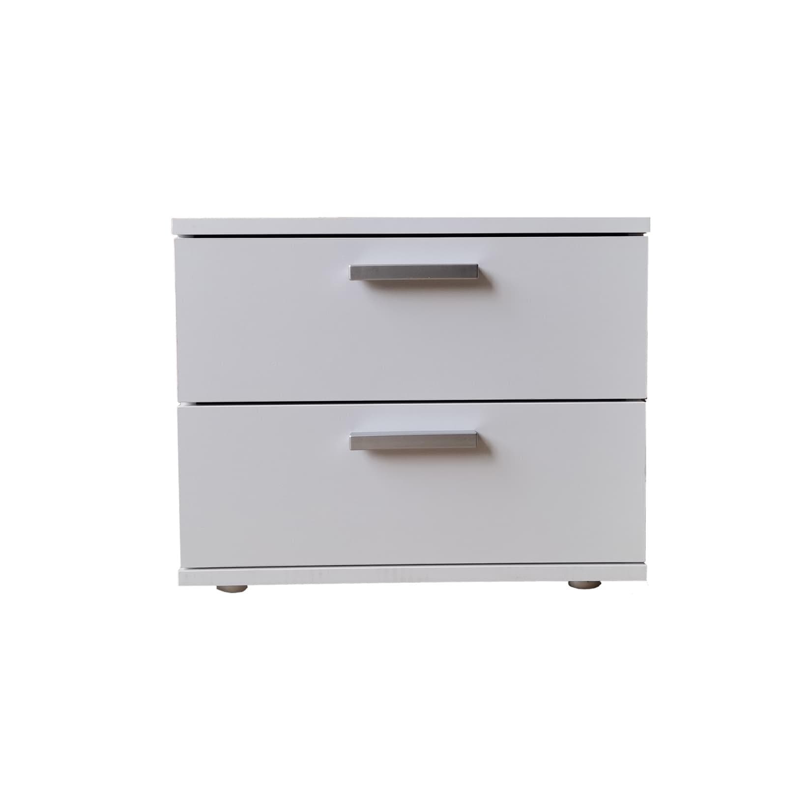 Nachtschrank mit zwei Schubladen