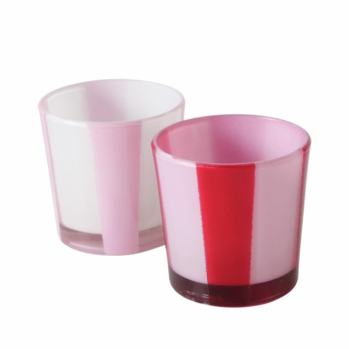 Teelichthalter TISANO Glas Lackiert Farbmix