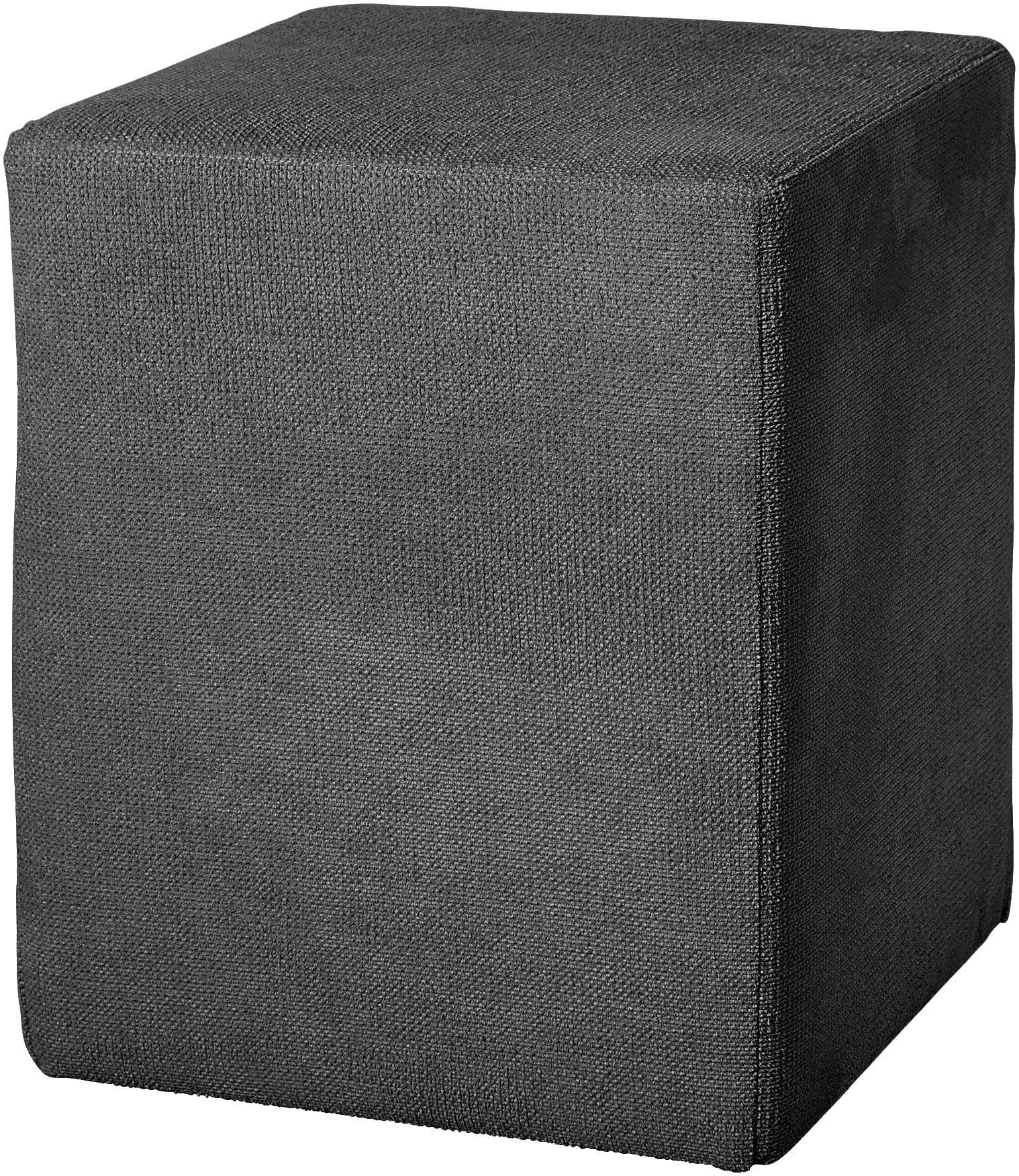 Home Affaire Polsterhocker Eckig Anthrazit Stoffbezogen