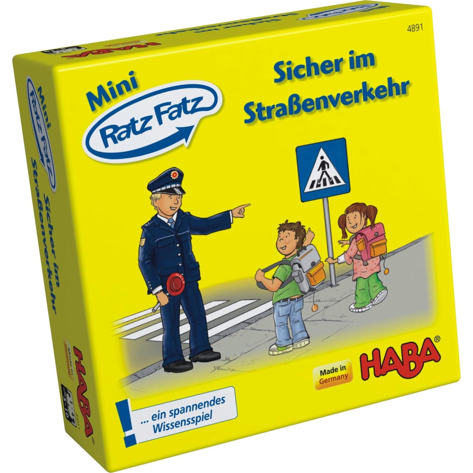 Mini Ratz Fatz Spielzeug Sicher im Straßenverkehr