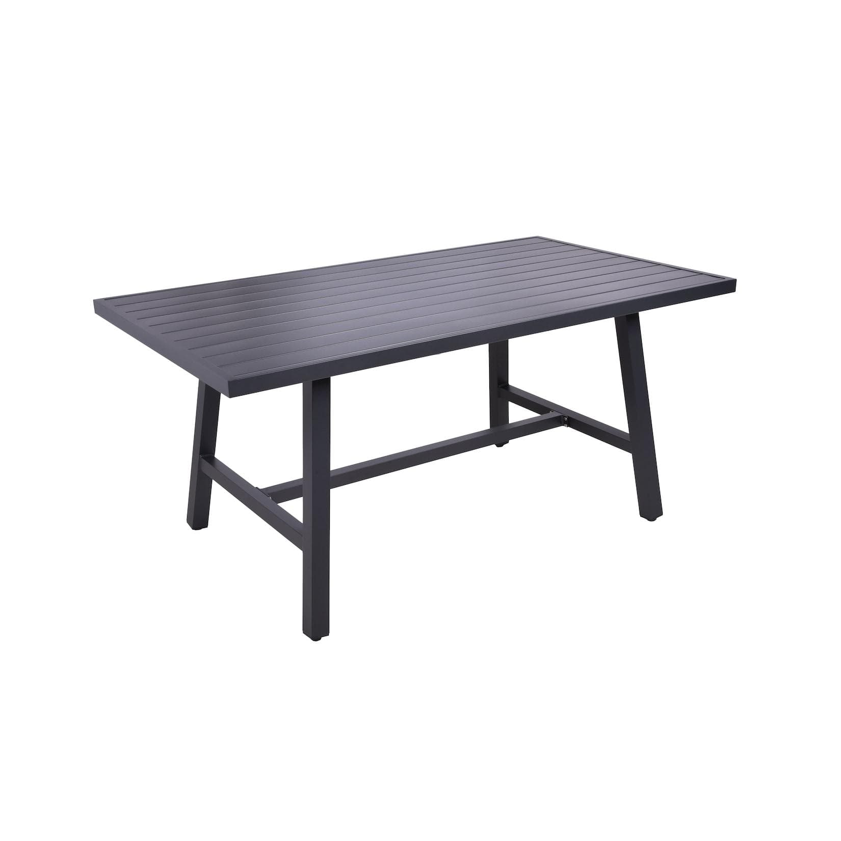 Rustikaler Gartentisch aus Holz für gemütliche Essmomente