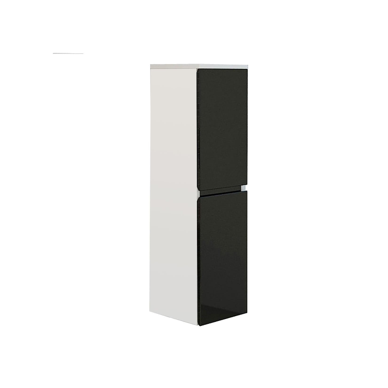 Badschrank Aiger Schwarz Badmöbel Hängeschrank Bad Schrank