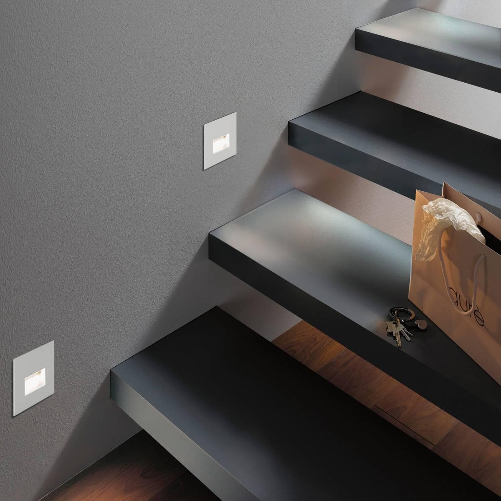 Paulmann LED Einbauleuchte Edge Quadro Weiß-matt Warmweiß