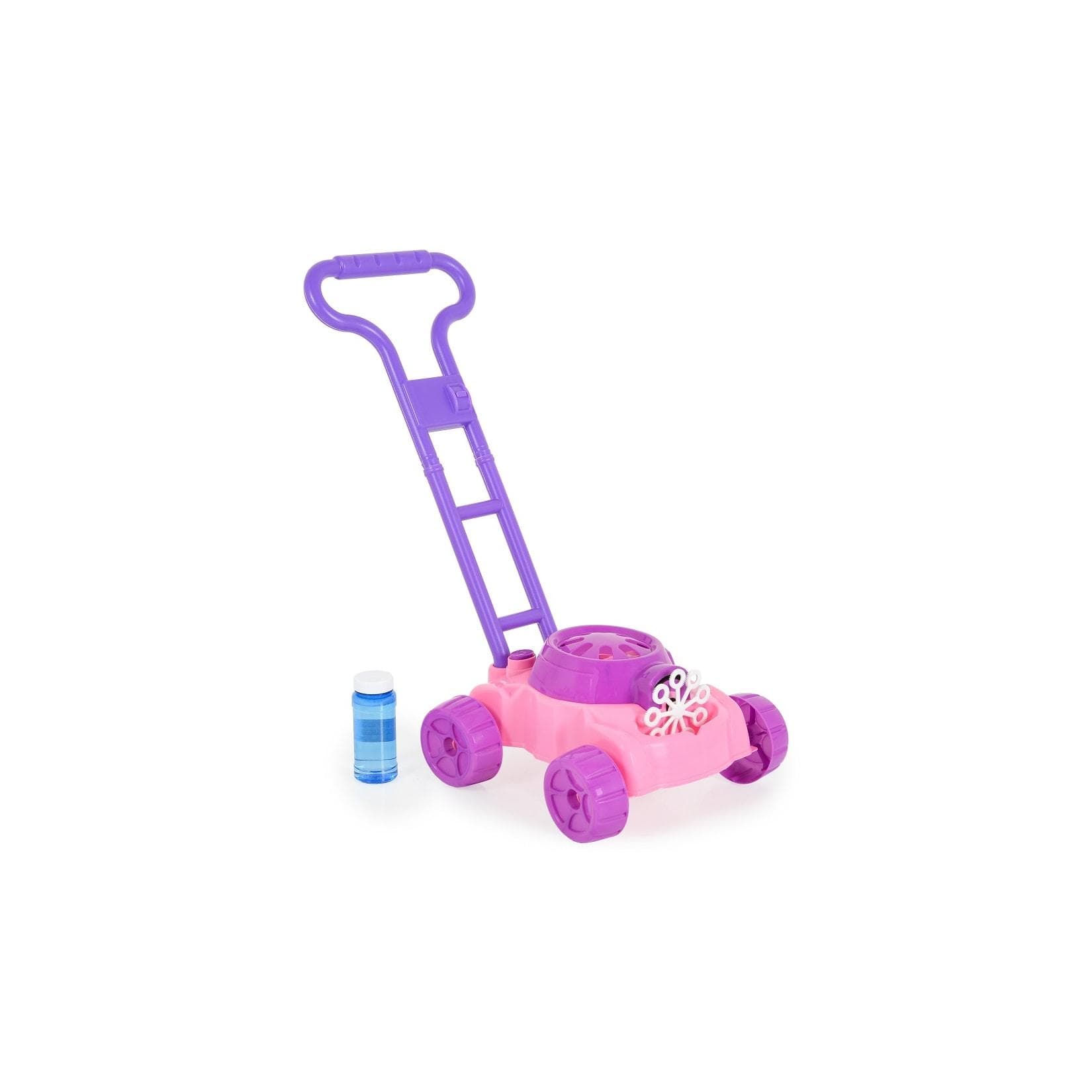 Moni Spielzeug Rasenmäher Bubble Seifenblasen rosa