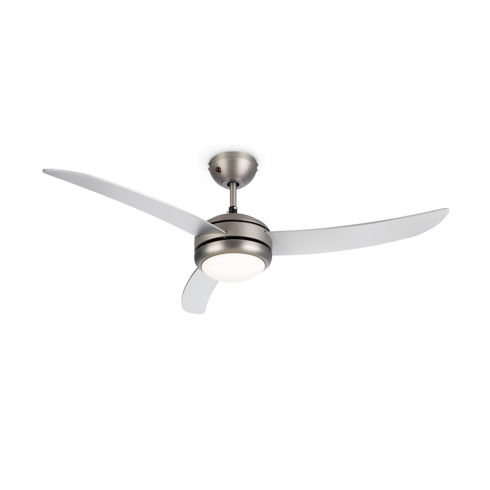 Klarstein El Paso Deckenventilator & Lampe Ø 132 cm Silber