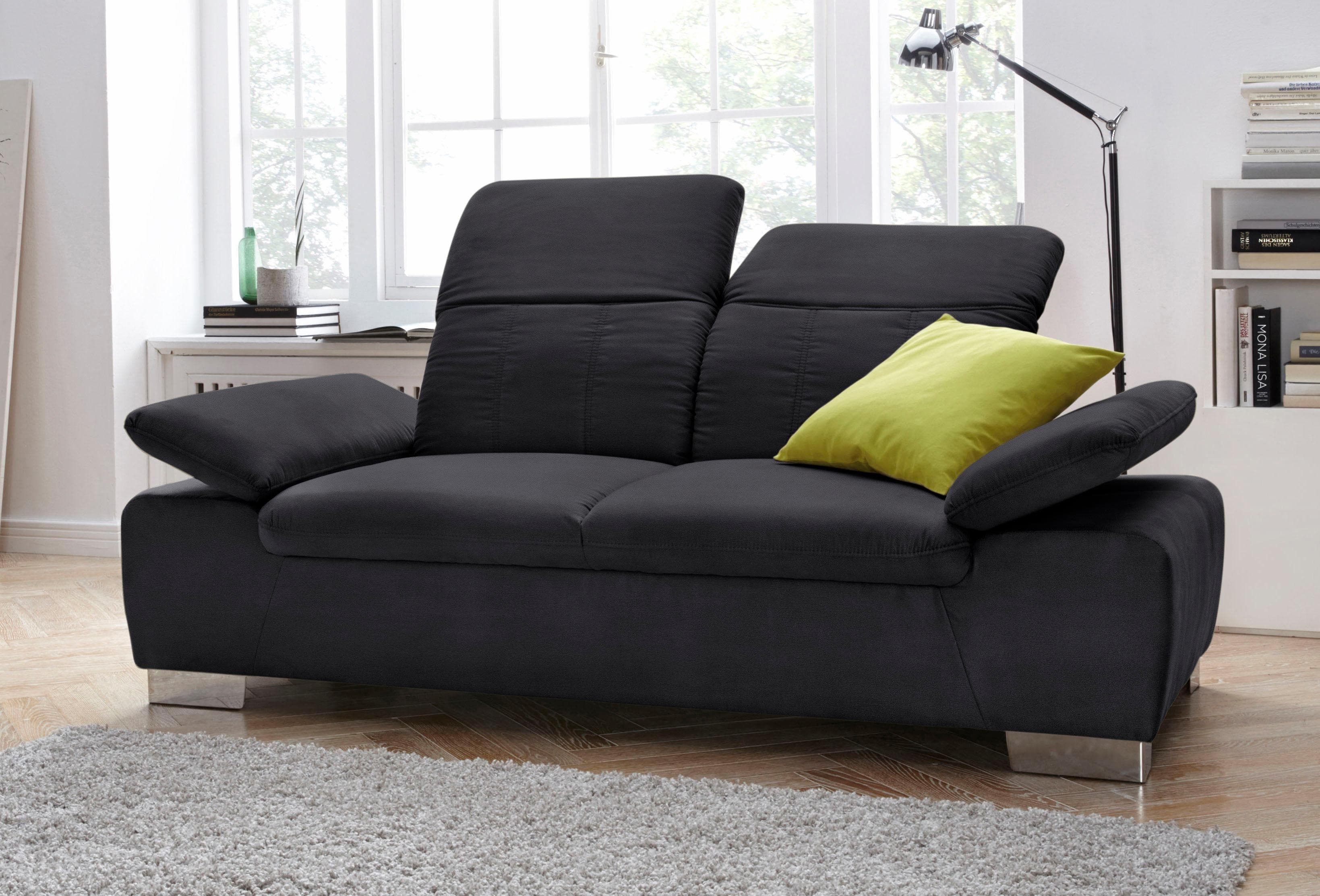 Komfortabler 2-Sitzer Sofa mit Rückenverstellung und Federkern