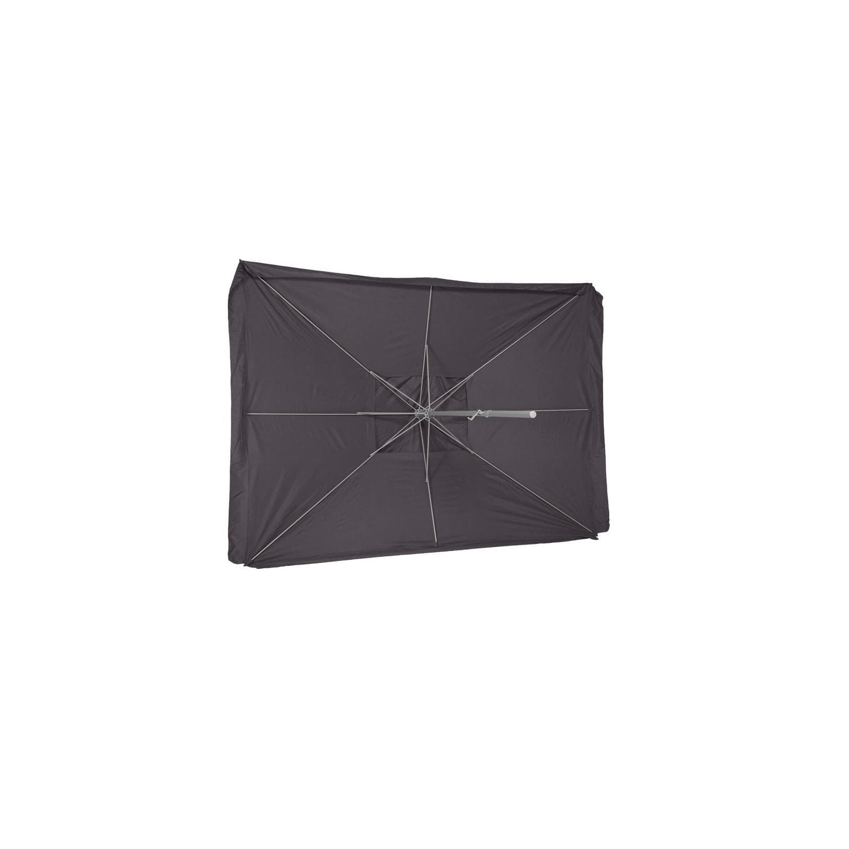 Merxx Marktschirm 300 x 400 cm Grau