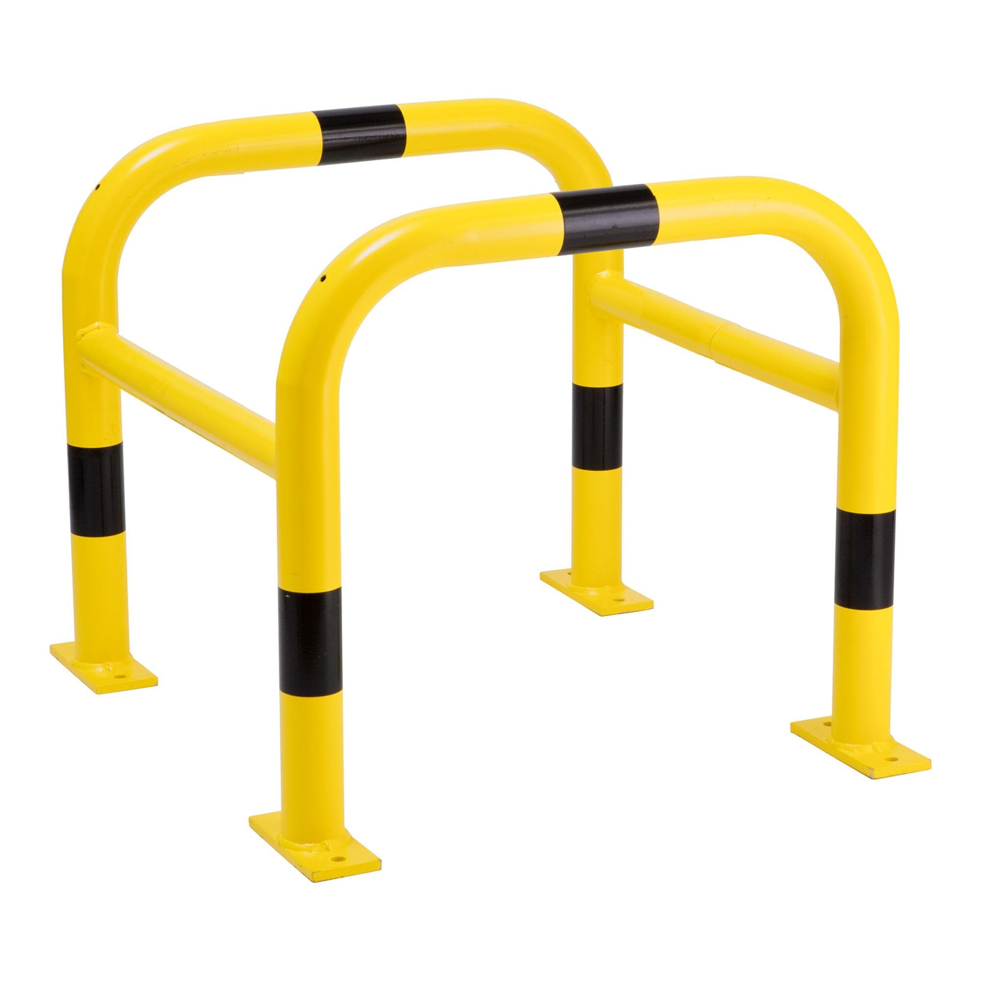 Moravia Säulenschutz Stahl schwarz/gelb 2-teilig zum Aufdübeln