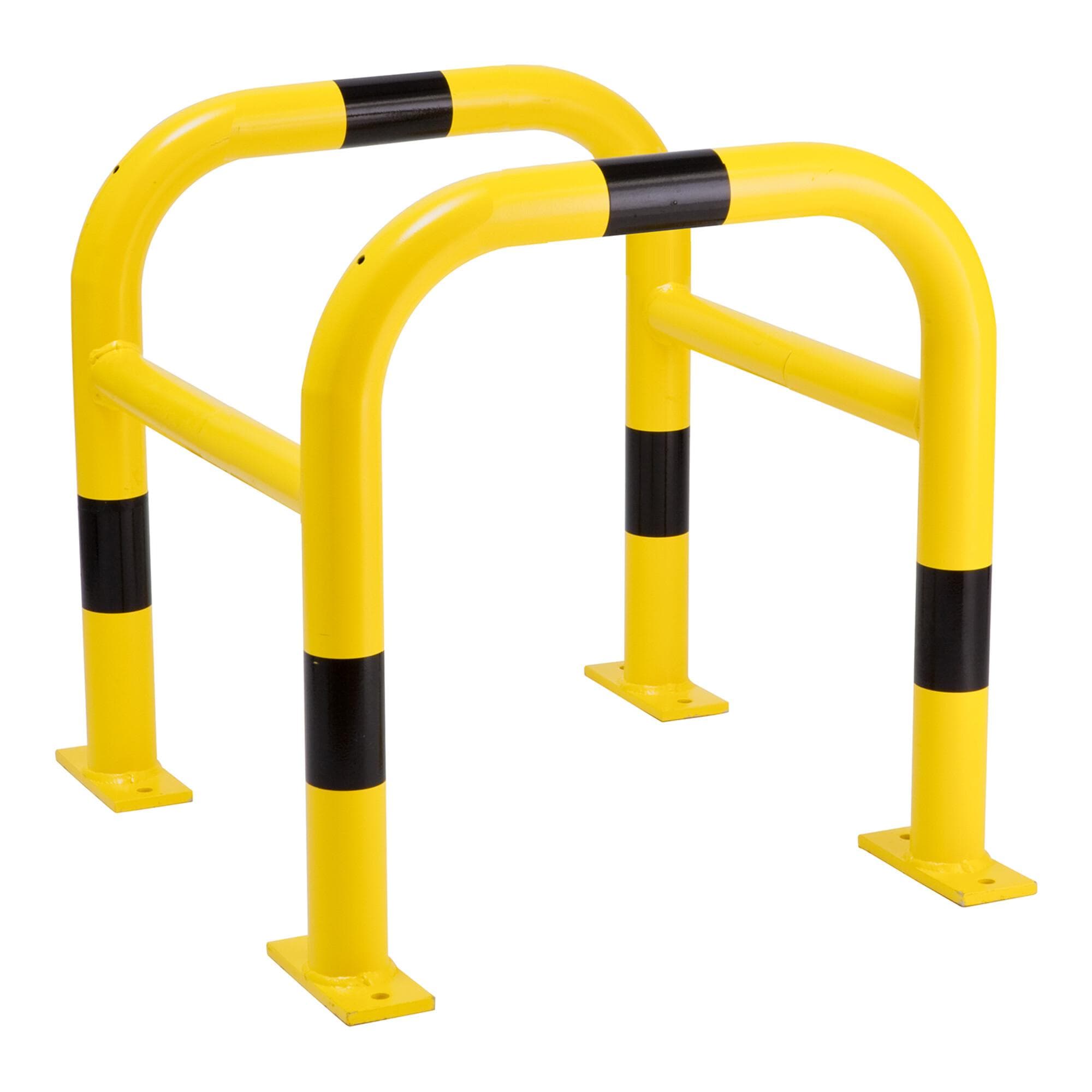 Moravia Säulenschutz Stahl schwarz/gelb 2-teilig zum Aufdübeln