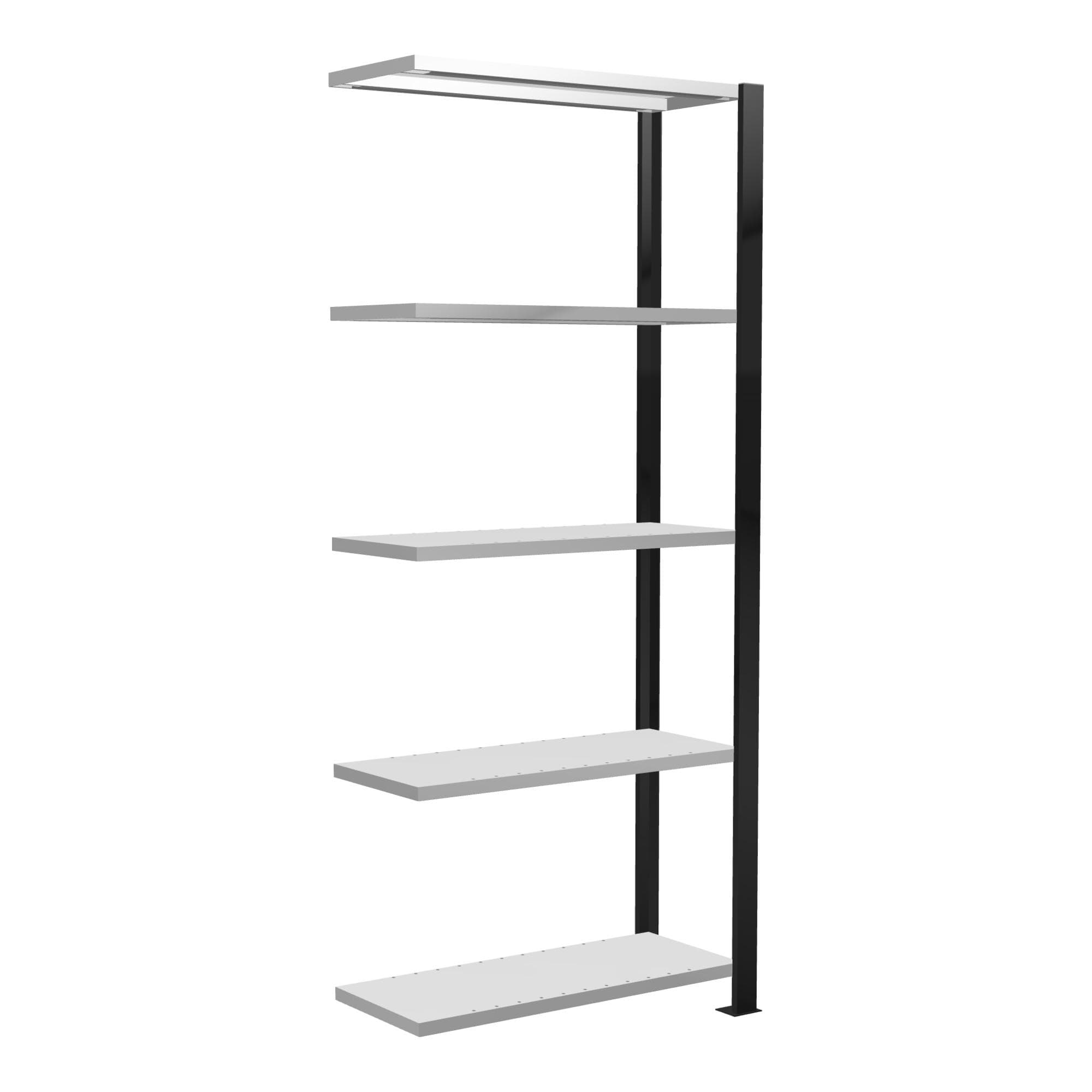 Schulte Anbauregal Büro-Steckregal MULTIplus85 5 Fachböden