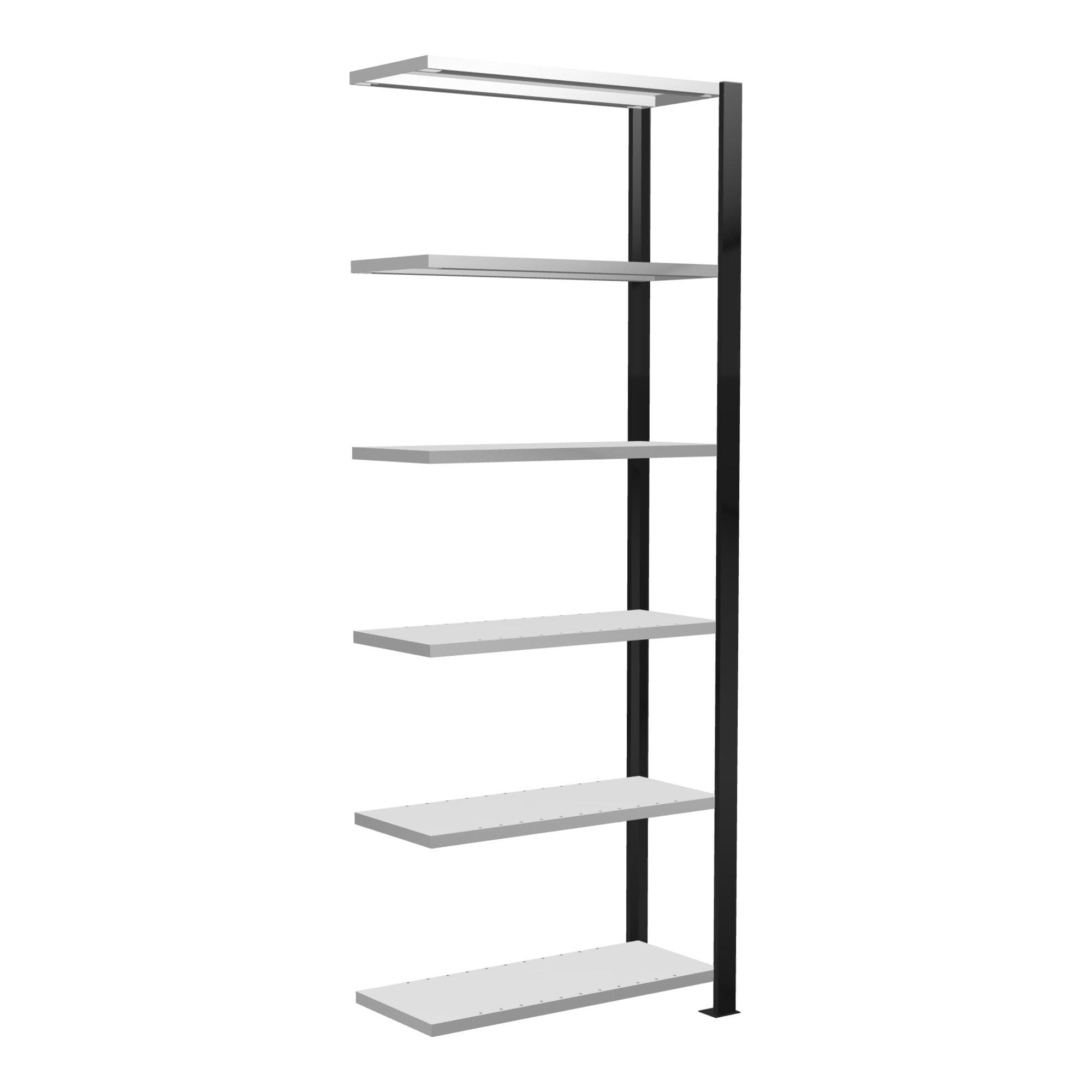 Schulte Anbauregal Büro-Steckregal MULTIplus85 6 Fachböden