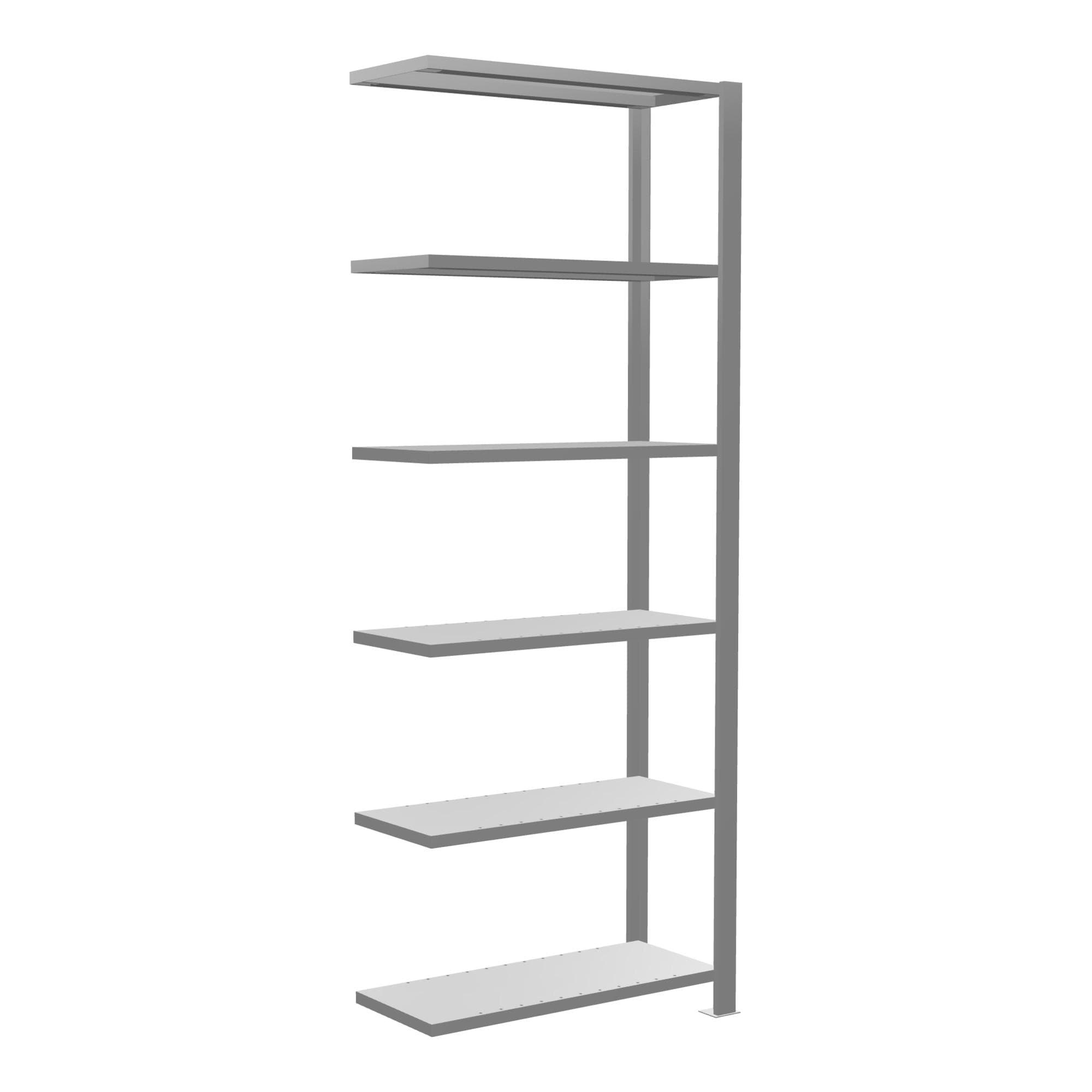 Schulte Anbauregal Büro-Steckregal MULTIplus85 6 Fachböden