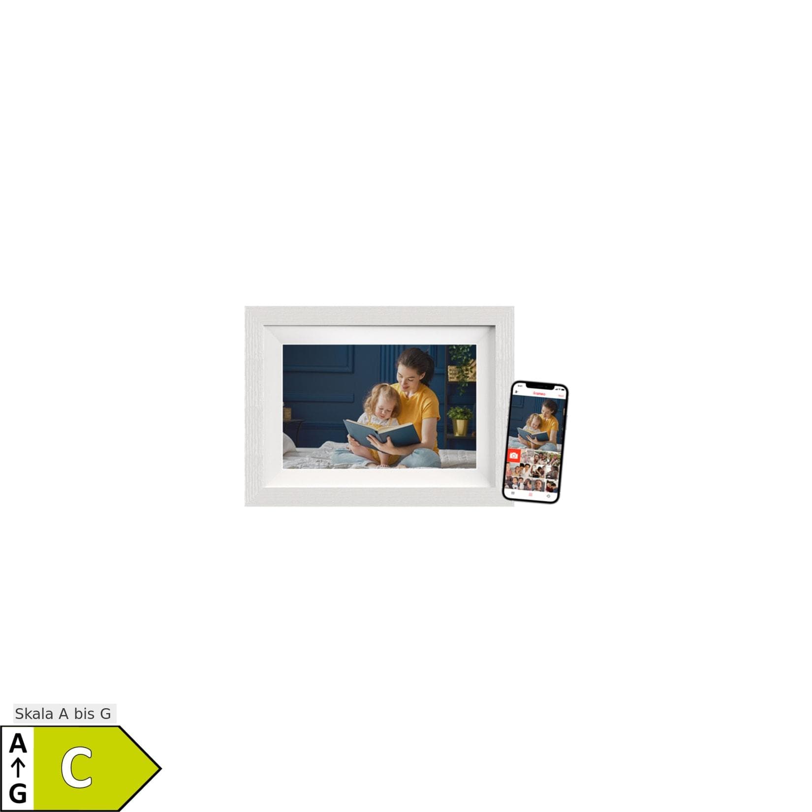 Braun DigiFrame 10W WiFi weiß 25,7cm Digitaler Bilderrahmen