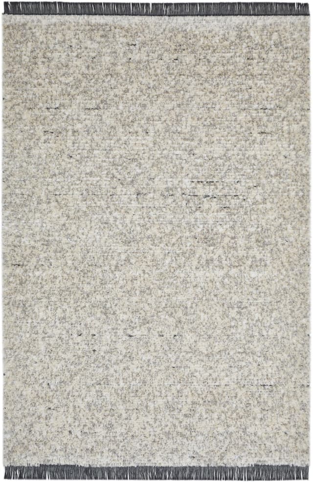 LUXOR living Ovada Teppich: Melierter Wohnzimmerteppich mit Fransen