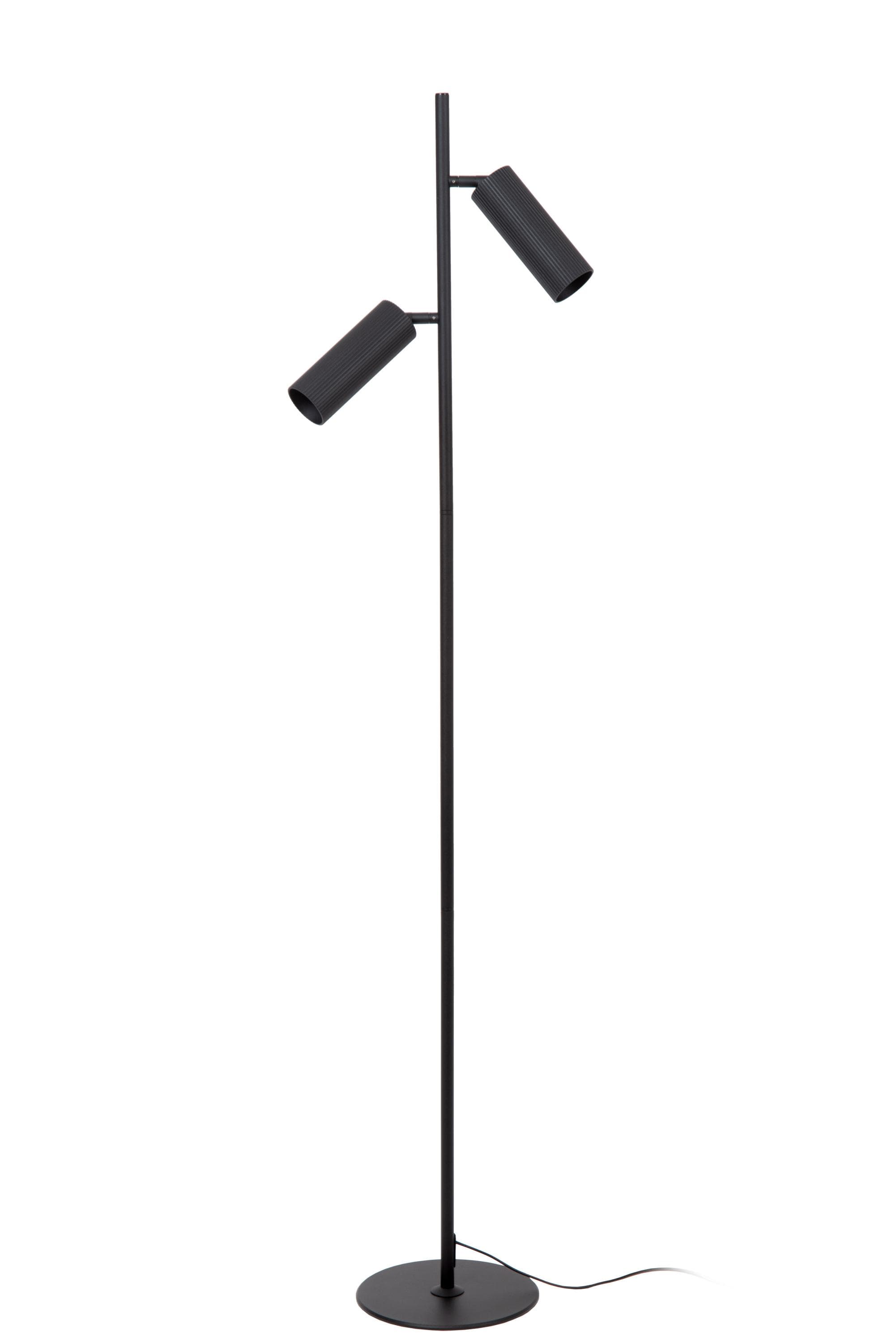 Lucide Stehlampe CLUBS Schwarz Aluminium Design