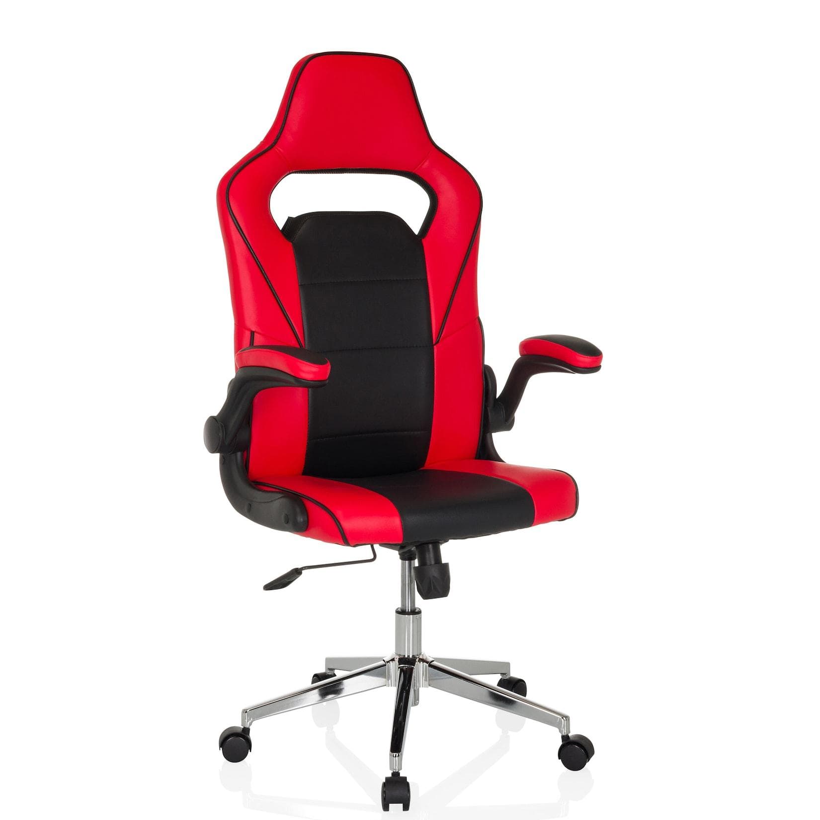 MyBuero Gaming-Stuhl GAME SPORT PRO Kunstleder Rot/Schwarz