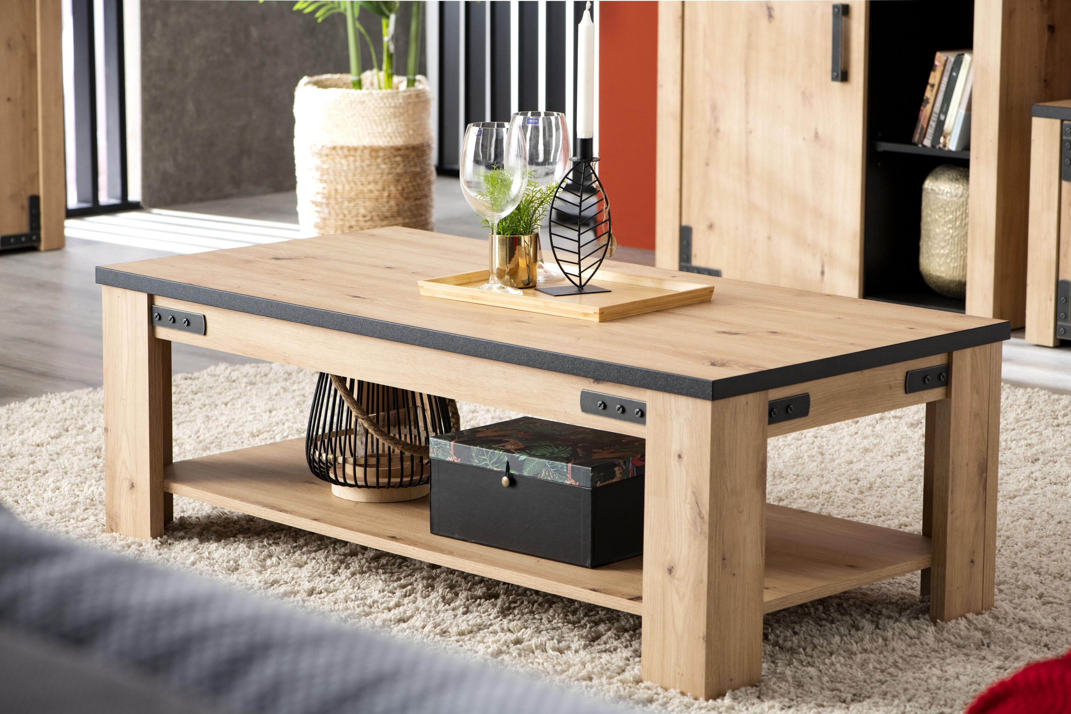 Couchtisch INOSIGN Lazio Artisan Eiche