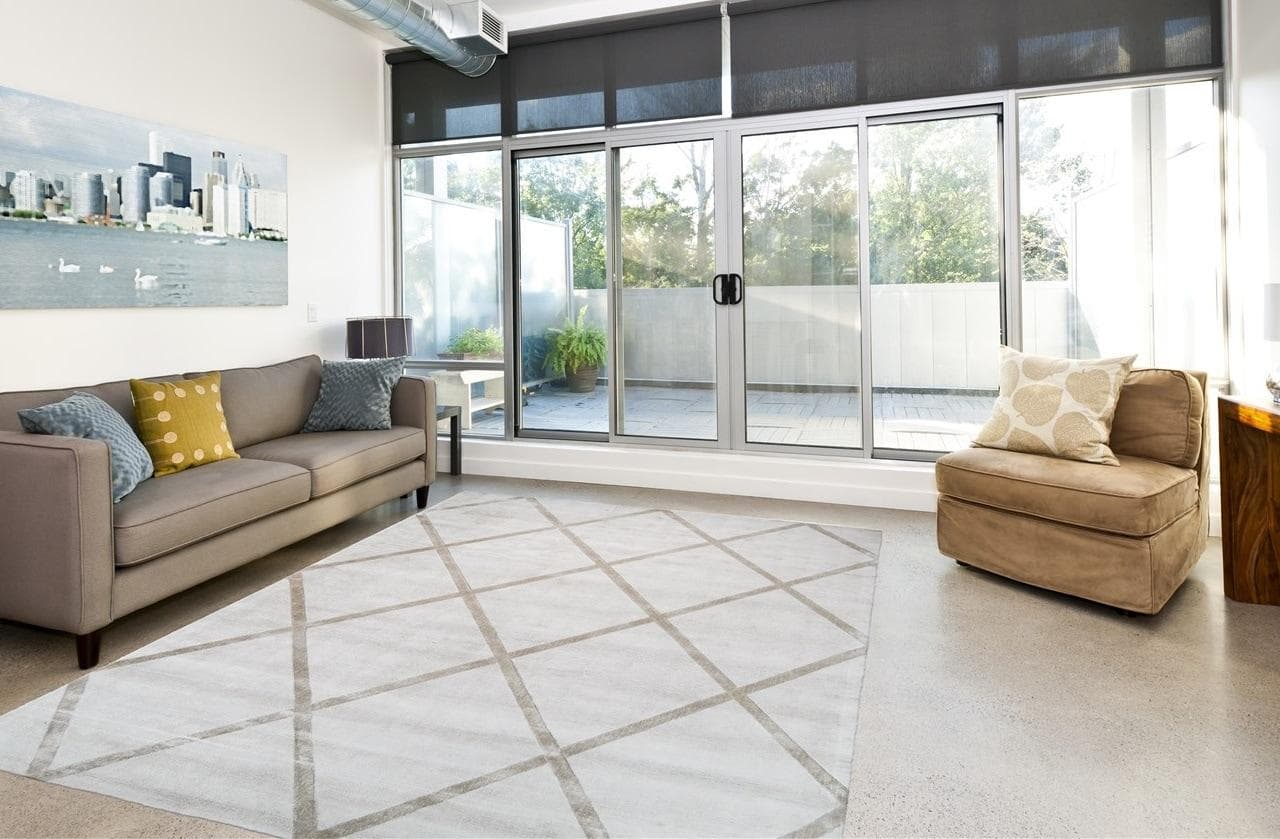 Kayoom Luxury 210 Kurzflor Teppich Retro Beige