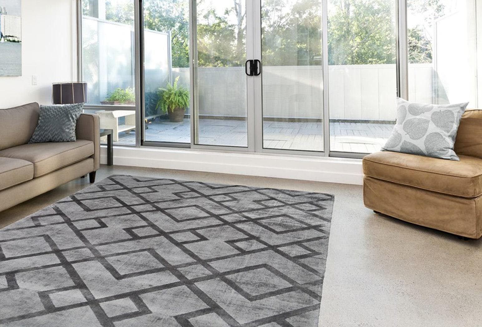 Kayoom Luxury Teppich: Retro Design in Grau & Anthrazit