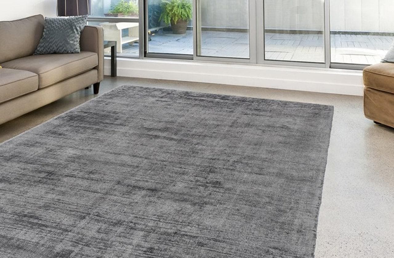 Calo-deluxe Viteox 200 Kurzflorteppich Retro Grau 120x170cm