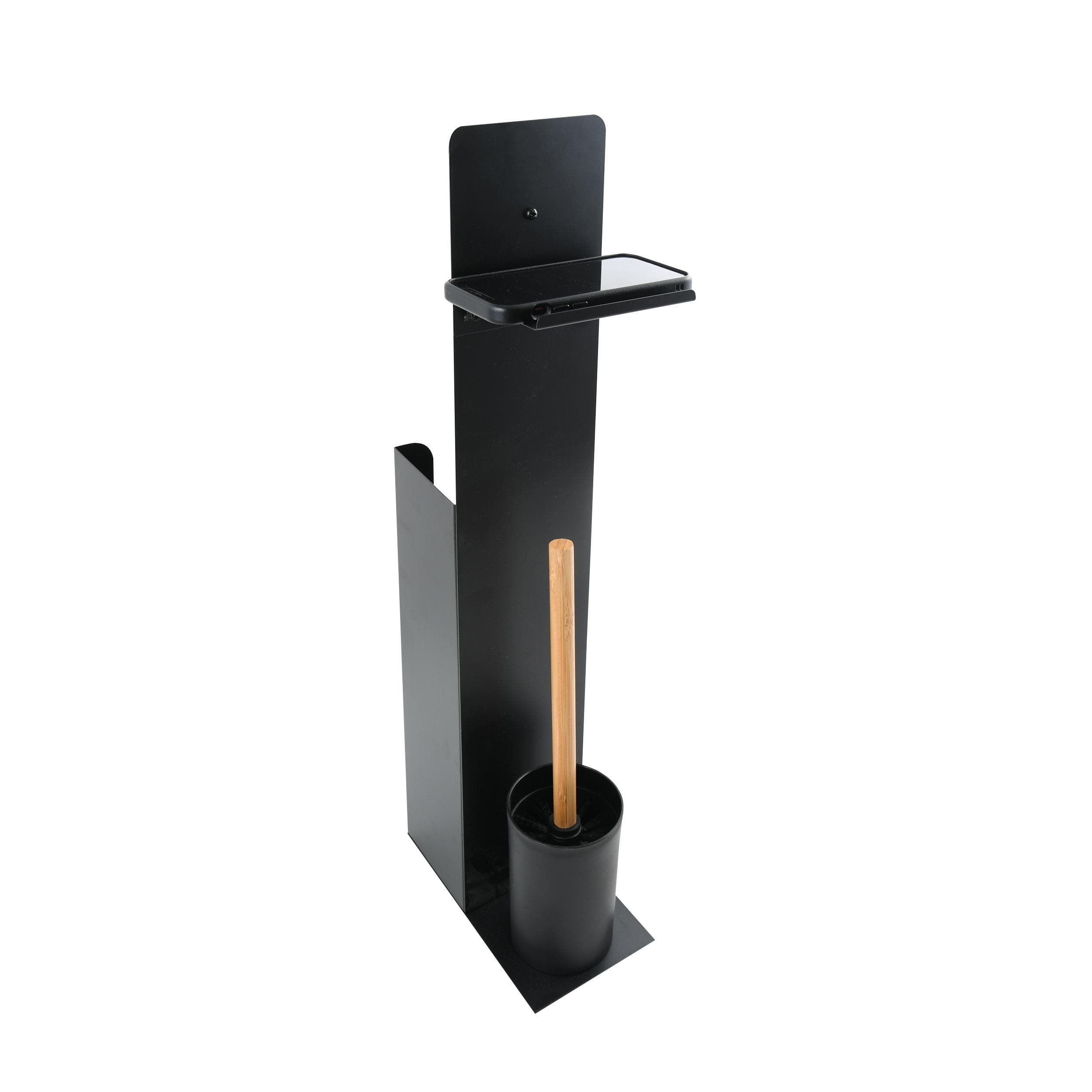 SPIRELLA WC-Garnitur YONI Schwarz 4 in 1