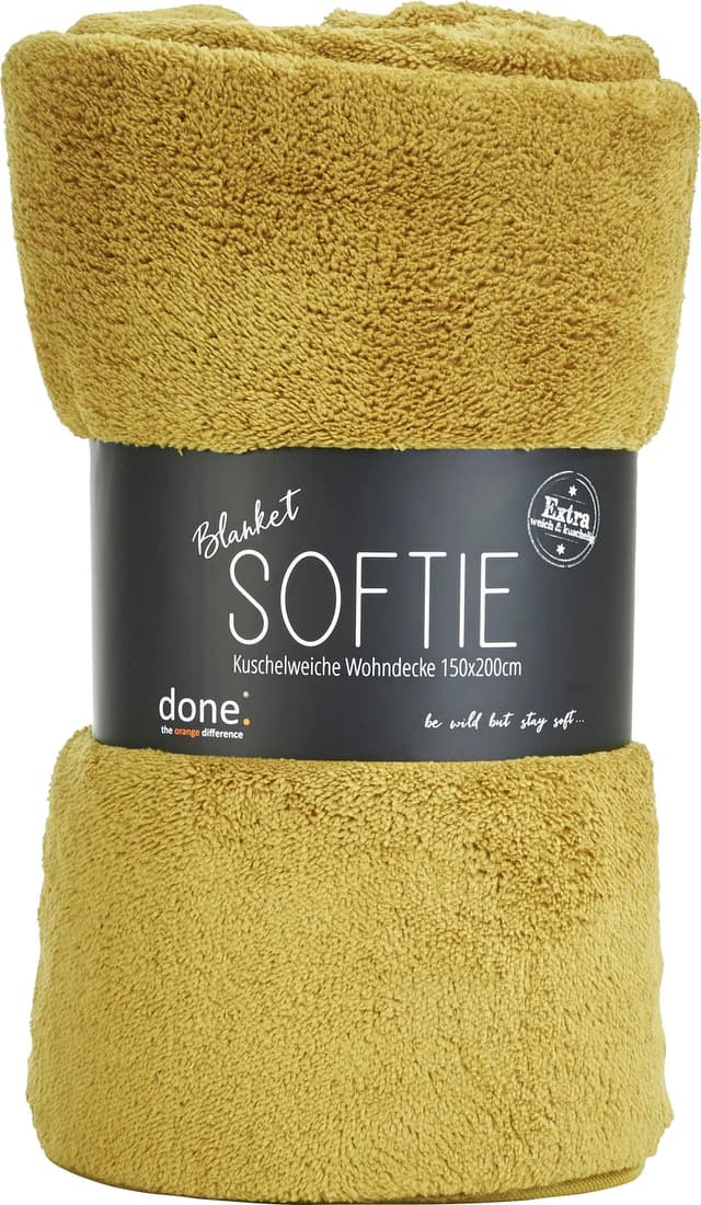 Wohndecke Softie done®: Extra Weiche Kuscheldecke in Strahlenden Farben