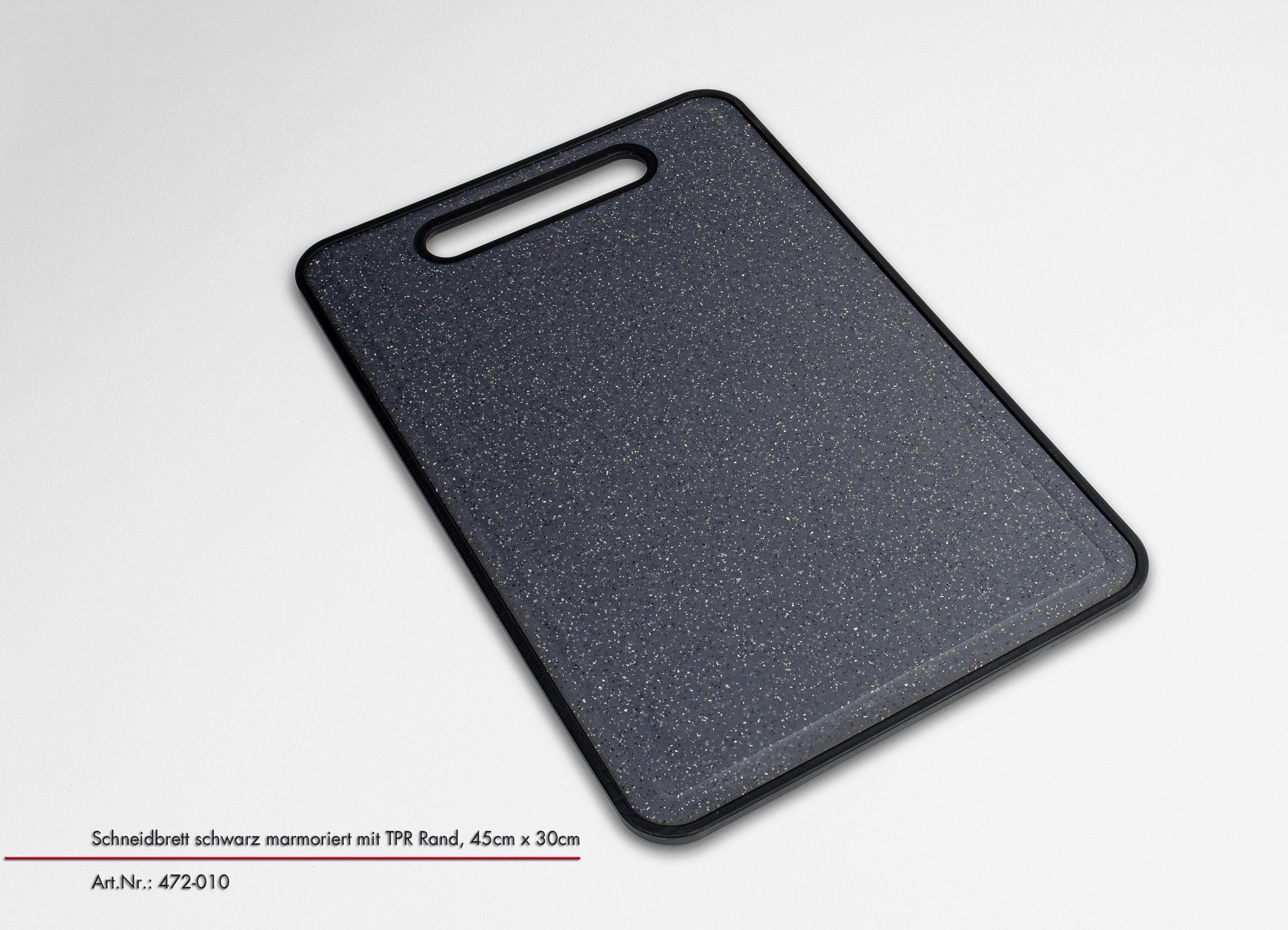 Schneidbrett JUSTINUS CLEANCUT Kunststoff Schwarz