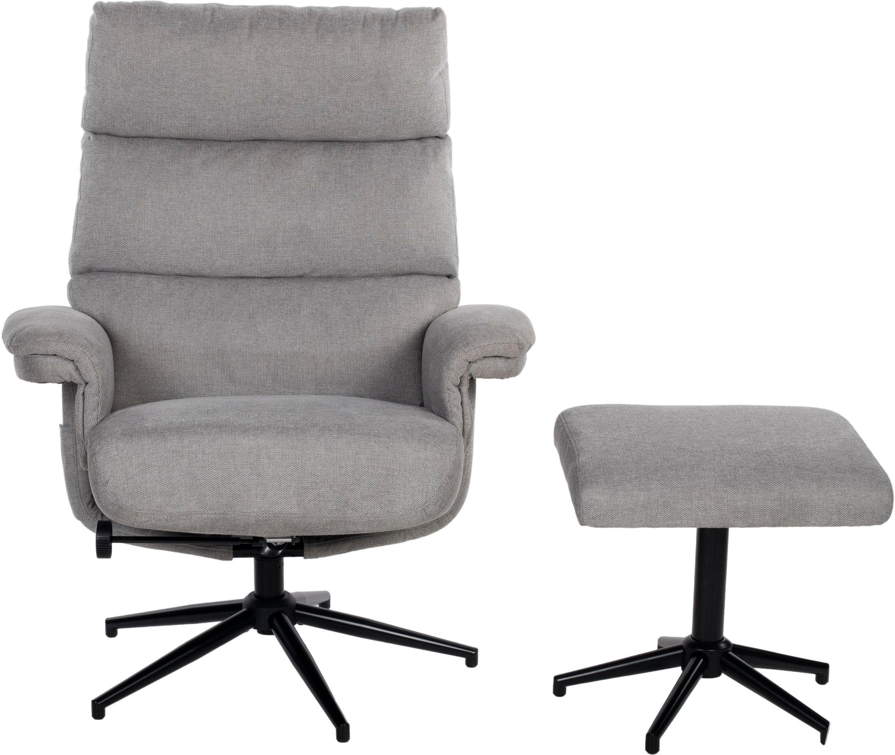 Drehbarer Relax-TV-Sessel mit Hocker
