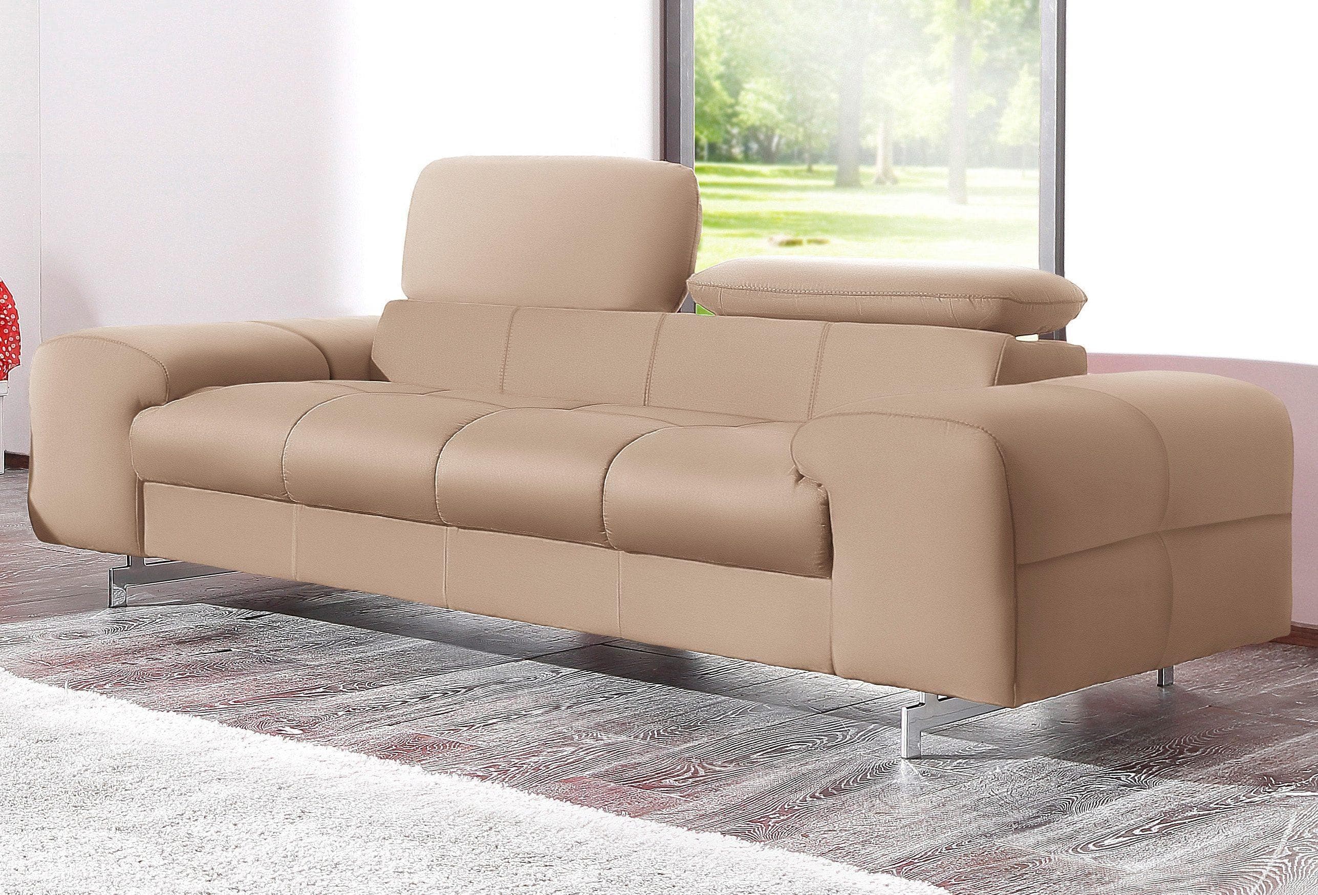 COTTA Polstergarnitur Chef: Modernes Design mit Kopf- und Rückenverstellung