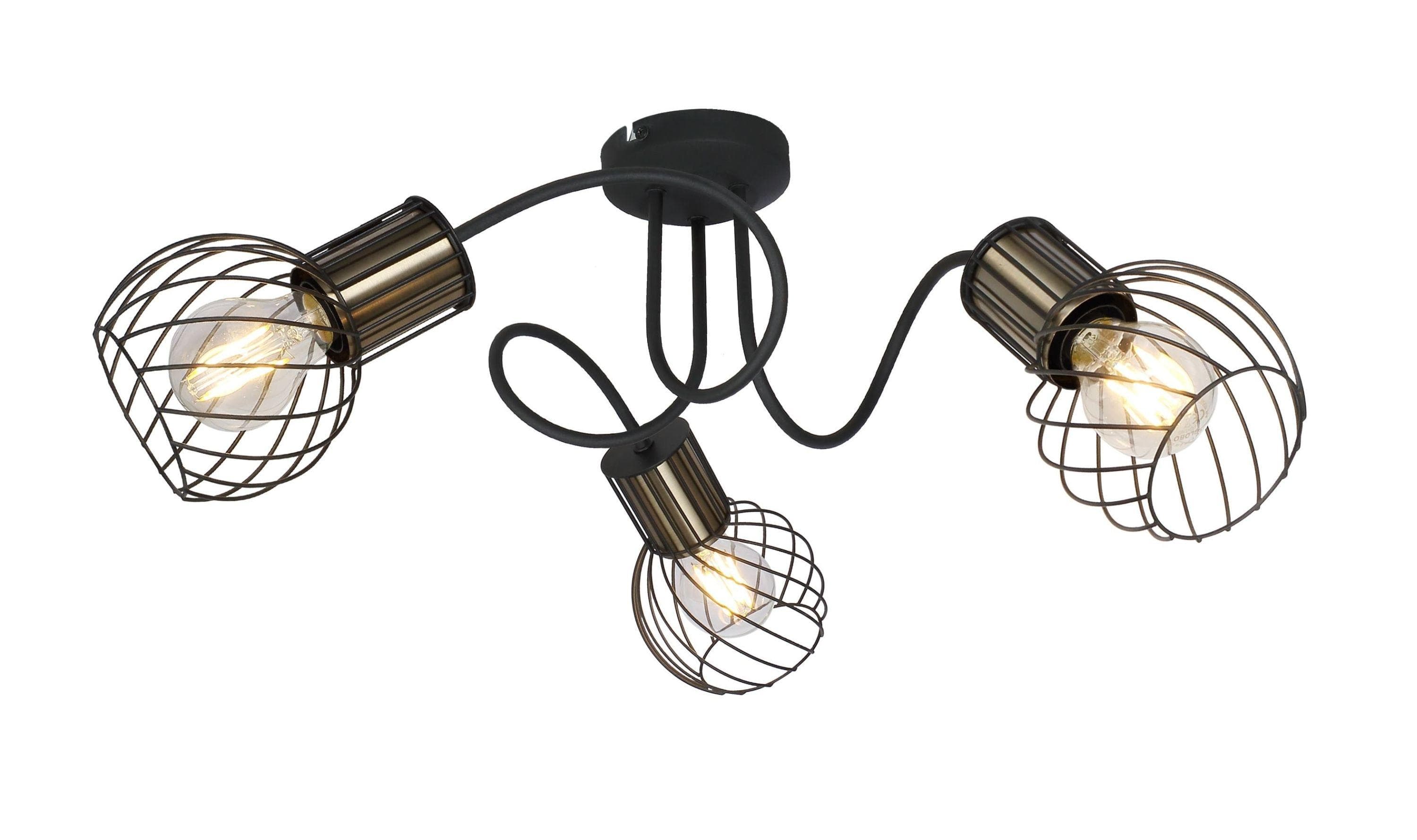 GLOBO LIGHTING Argusto Retro Deckenleuchte mit Käfig Design