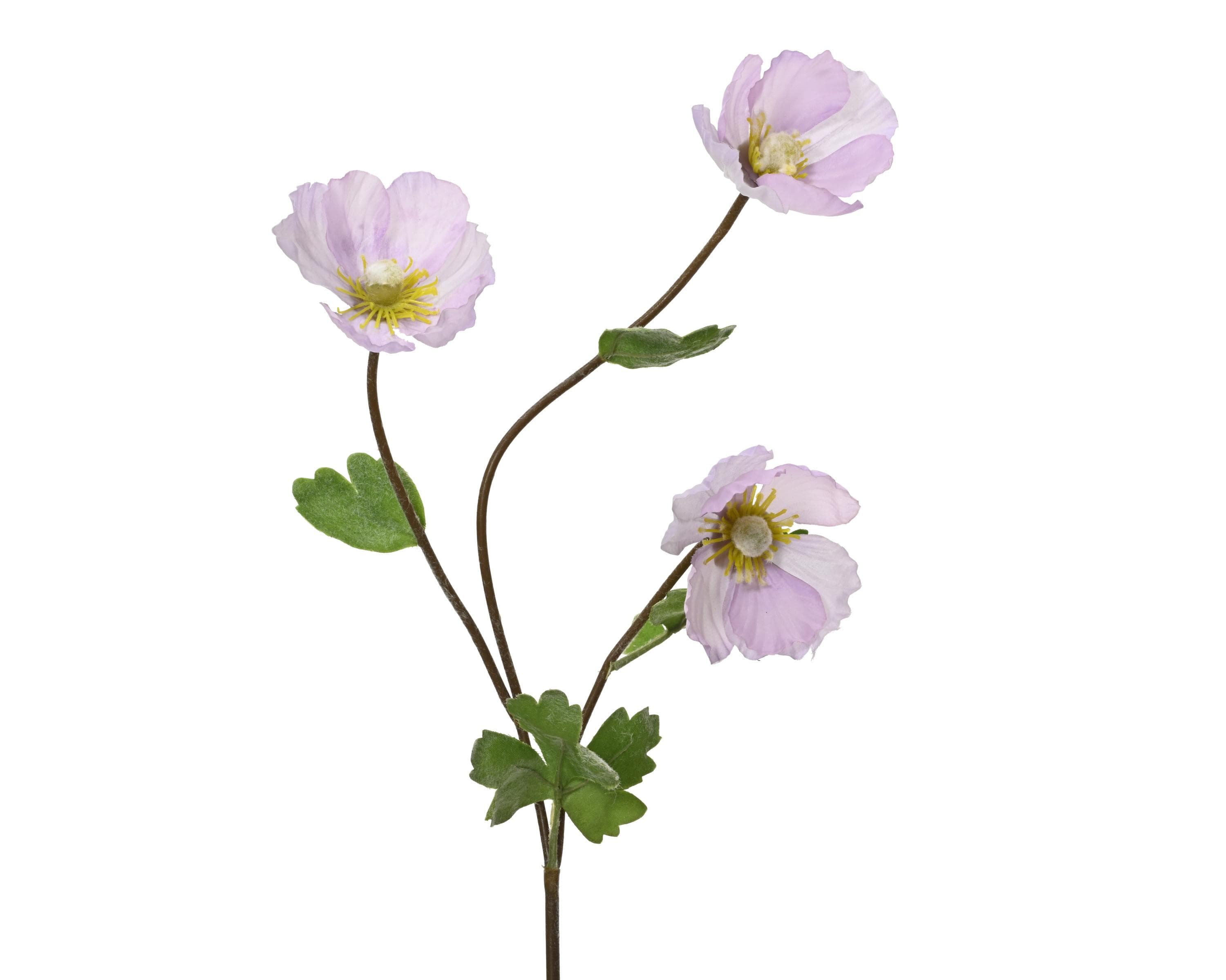 Kunstblume Mohn Lila 71 cm Hochwertige Deko