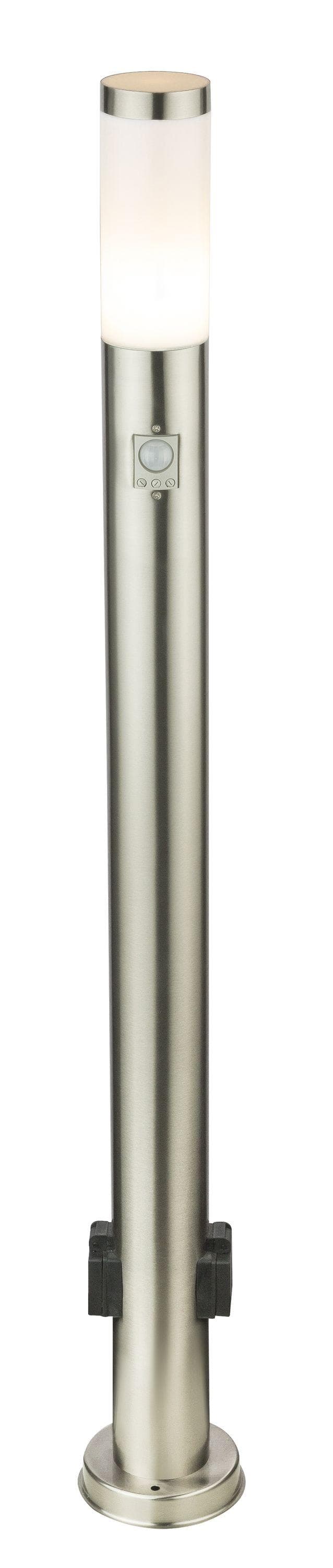 GLOBO LIGHTING Boston I LED Außenleuchte Edelstahl Bewegungsmelder Warmweiß