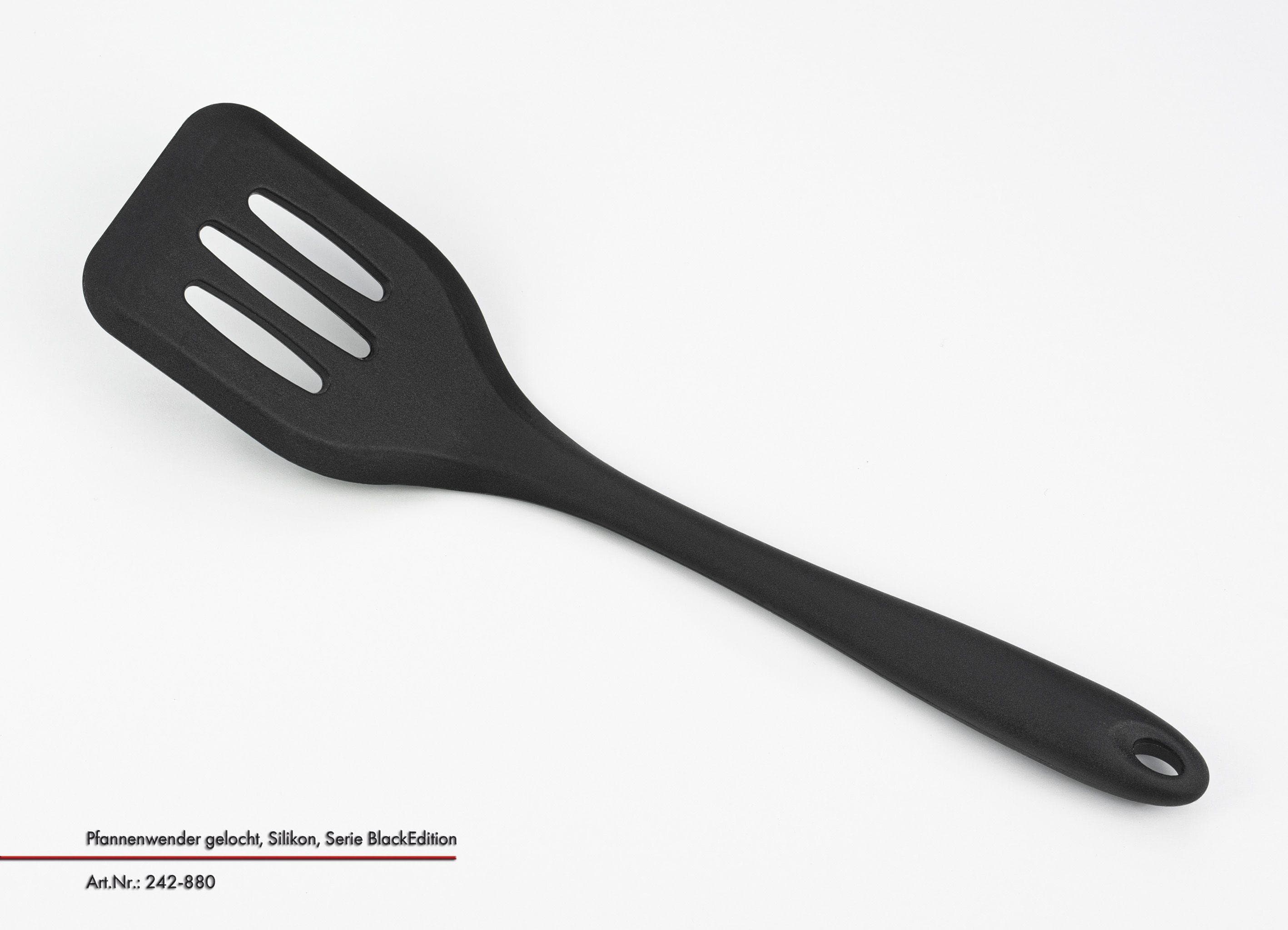 Pfannenwender JUSTINUS BLACK EDITION Silikon Schwarz