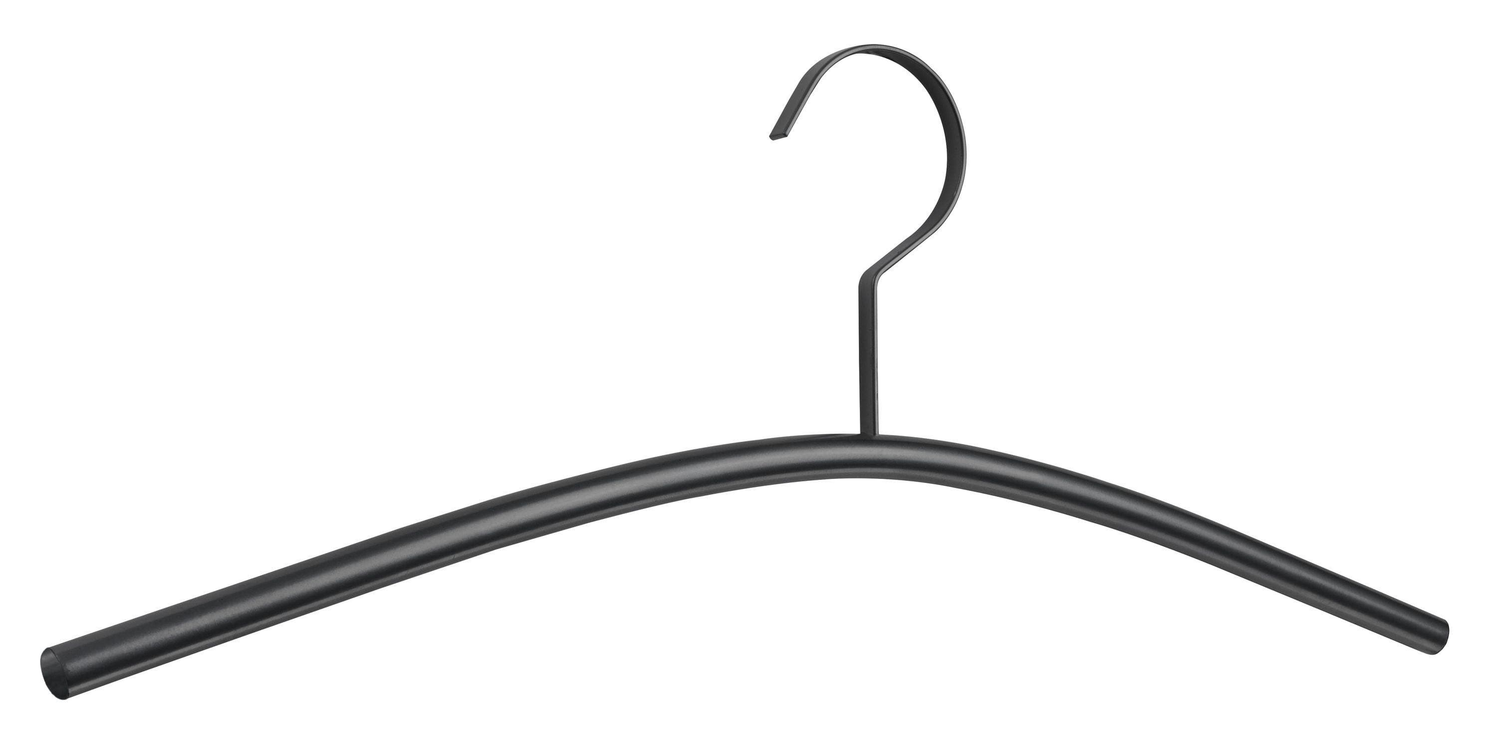 pieperconcept Kleiderbügel Piatto Stahl Schwarz Matt