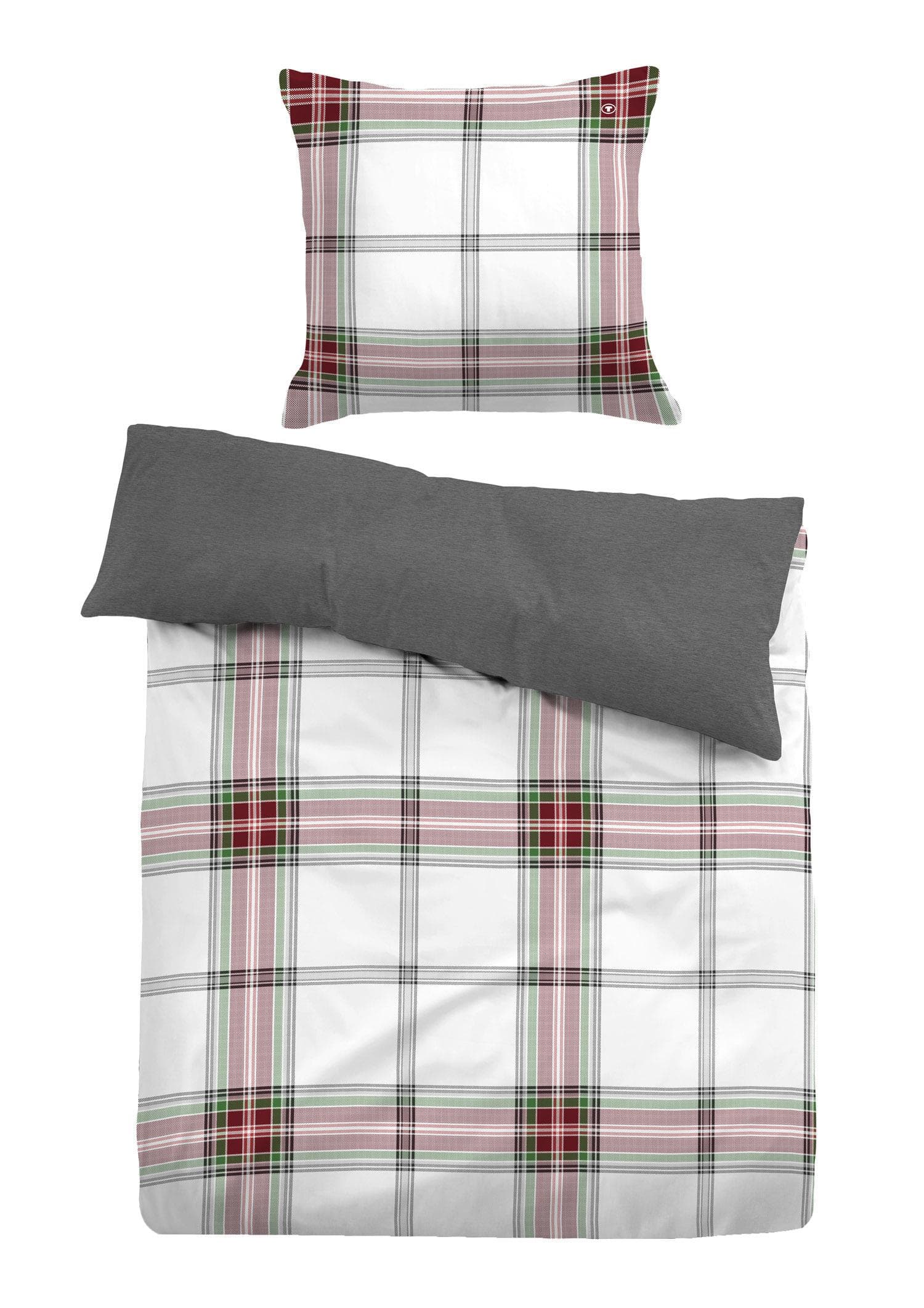 Bettwäsche TOM TAILOR Satin Weiß 100% Baumwolle