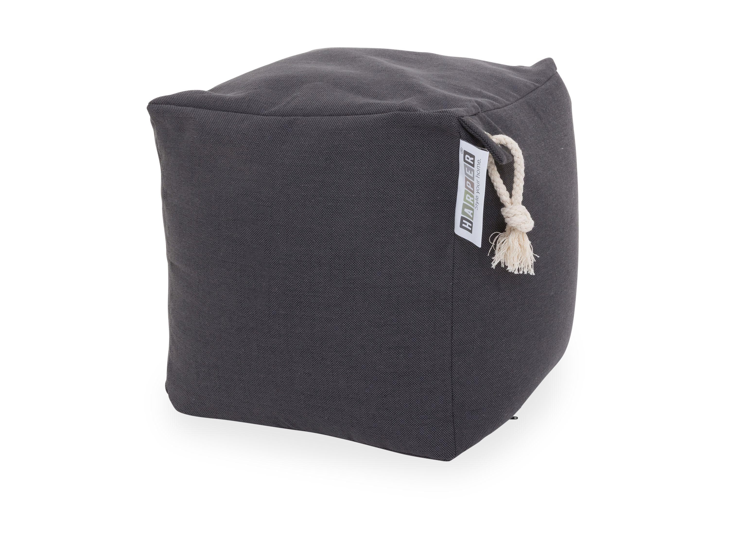 HARPER Riva Sitzhocker - Anthrazit, Jacquard, EPS-Safety-Lock