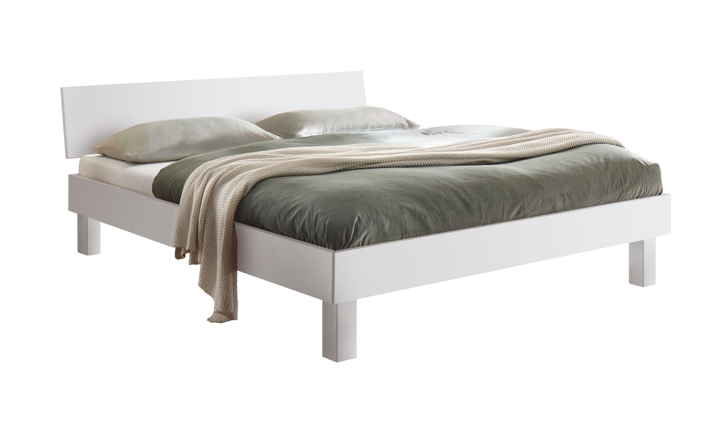 Hasena Einzelbett Trento Forti Massivholzbett Weiß