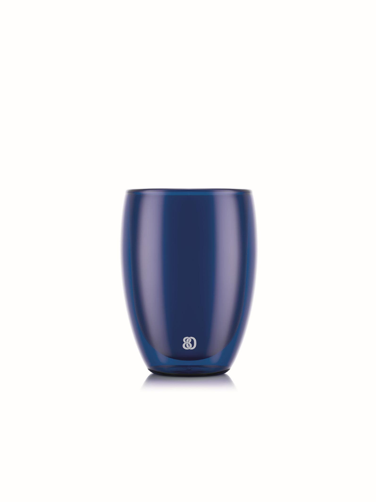 Trinkbecher-Set bodum PAVINA Glas Transparent Candy Blue