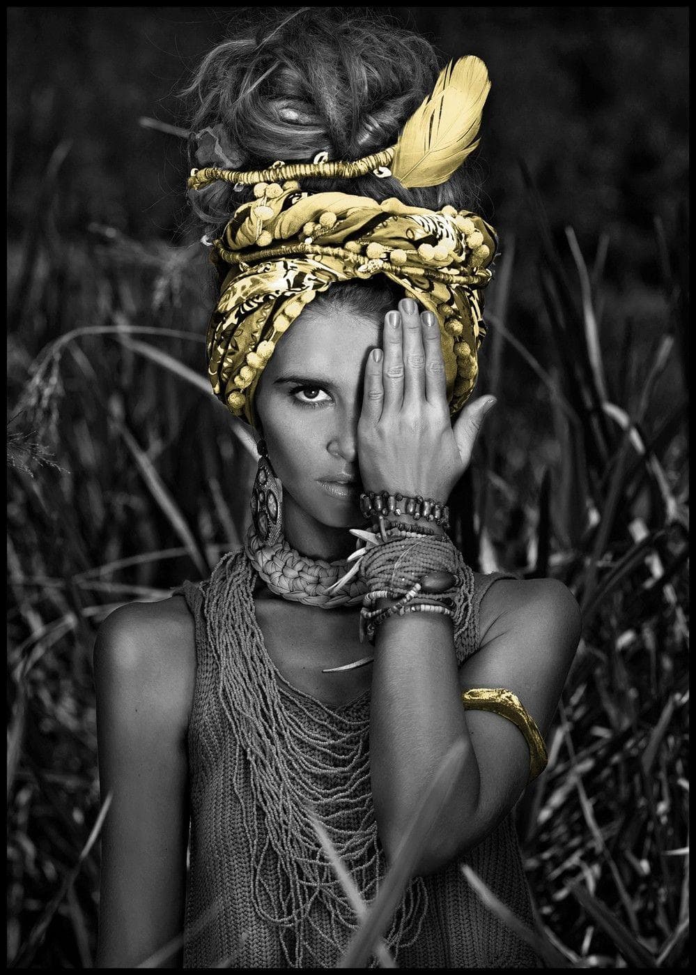 Poster IN THE BUSH GOLD Gold Bunt