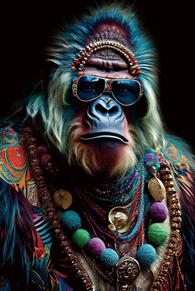 SONSTIGE Glasbild DADDY COOL Bunt