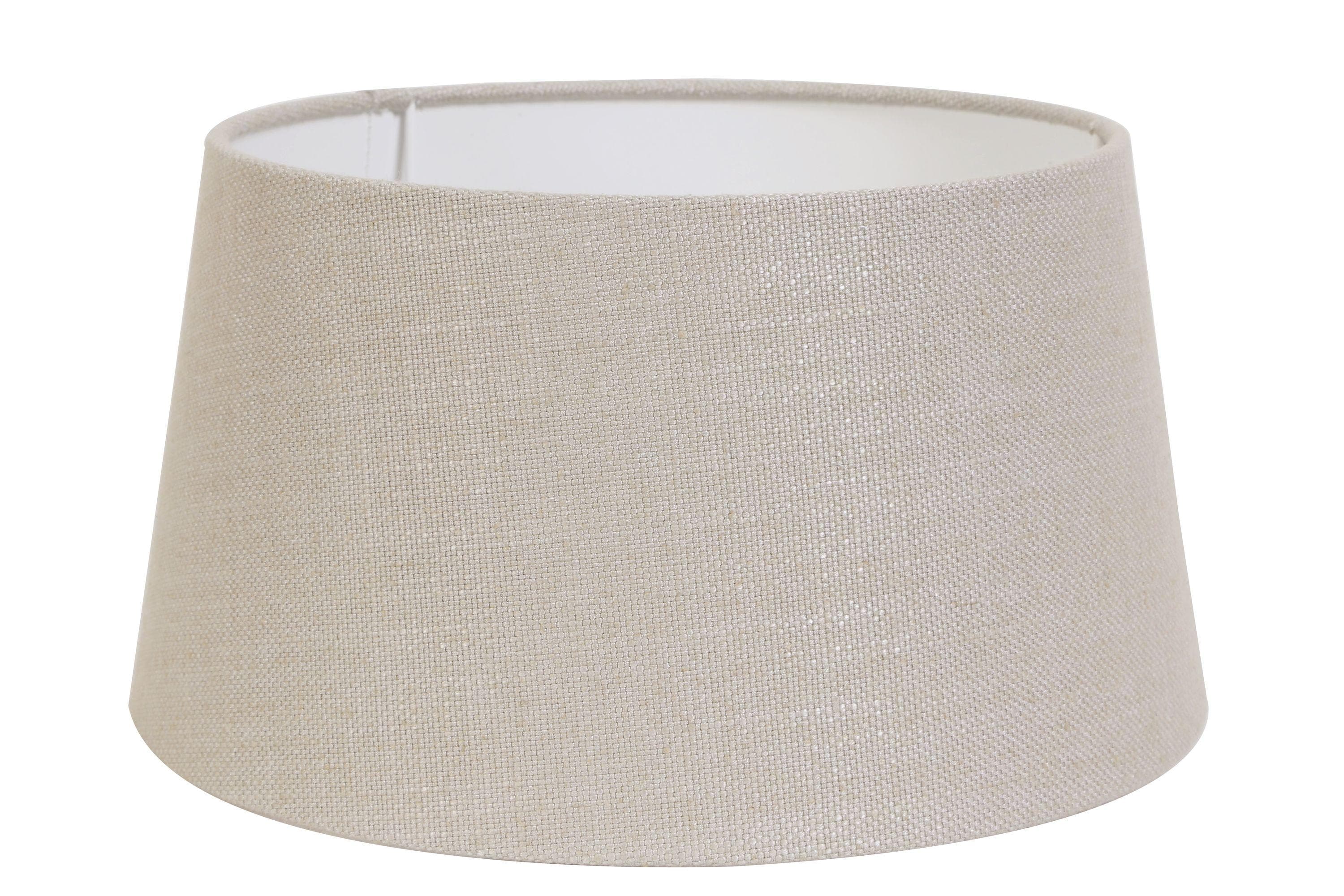 Lampenschirm Grau Rund Textil Light & Living