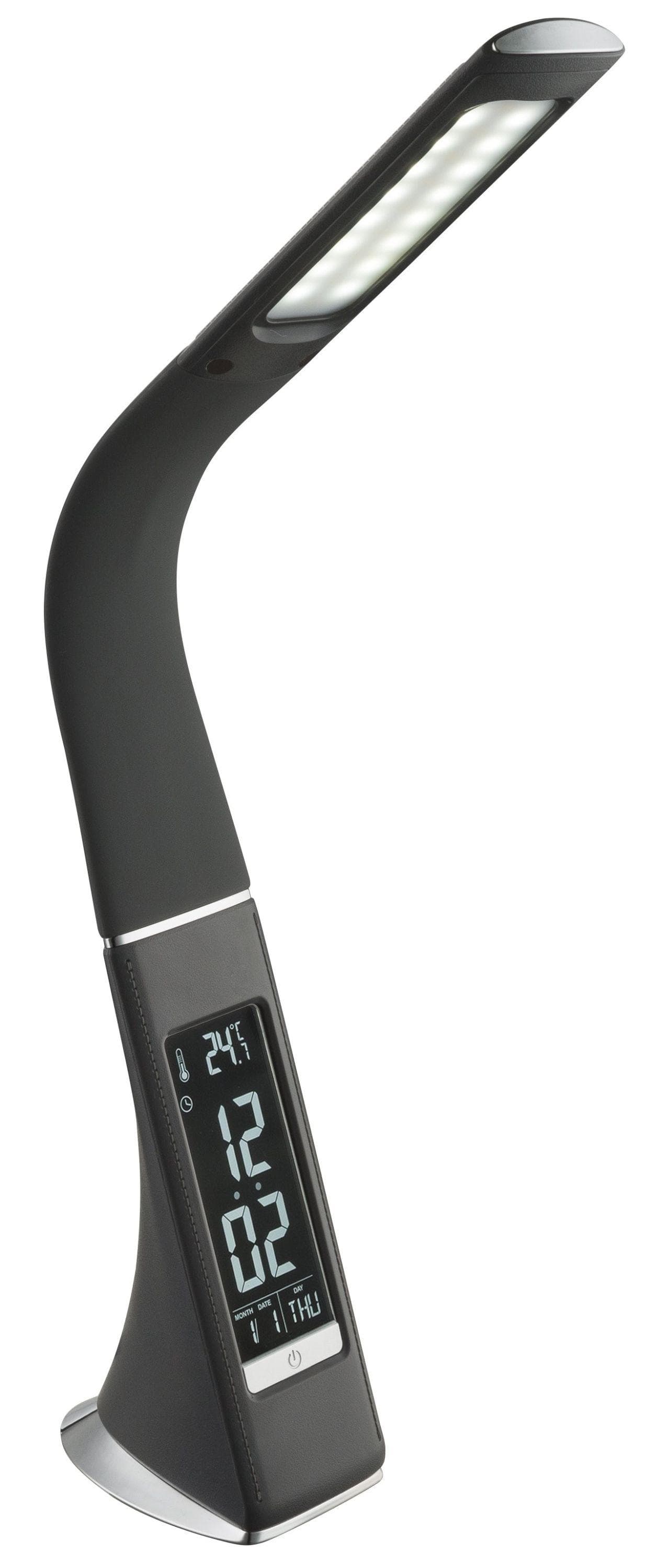 GLOBO LIGHTING LED Schreibtischlampe SOPHIE: Dimmbar, Farbtemperatur-Anpassung, Lederoptik