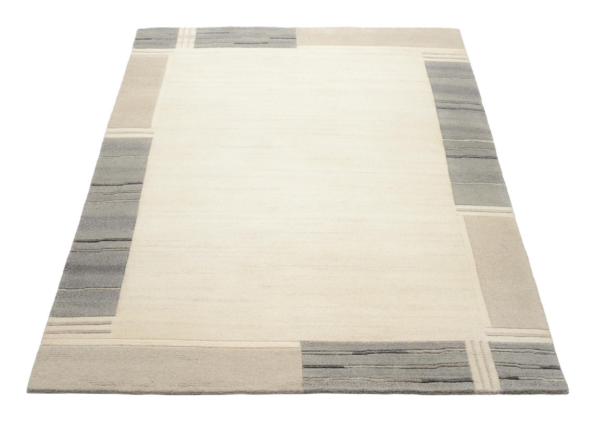 OCI Savana Kite Wollteppich Grau 170x240cm